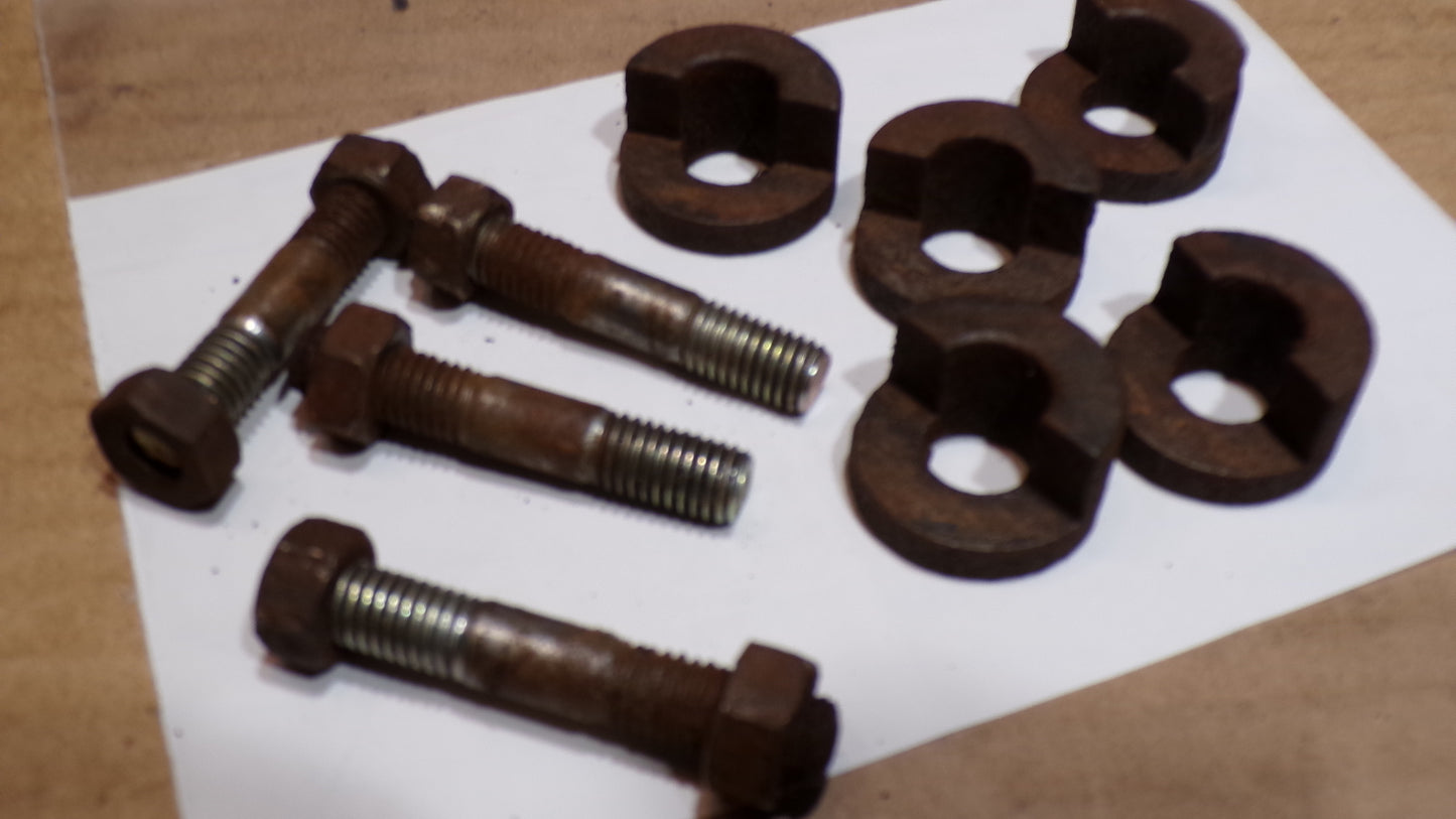 Datsun 240Z Exhaust Manifold Bolts and Clamp Blocks