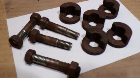 Datsun 240Z Exhaust Manifold Bolts and Clamp Blocks