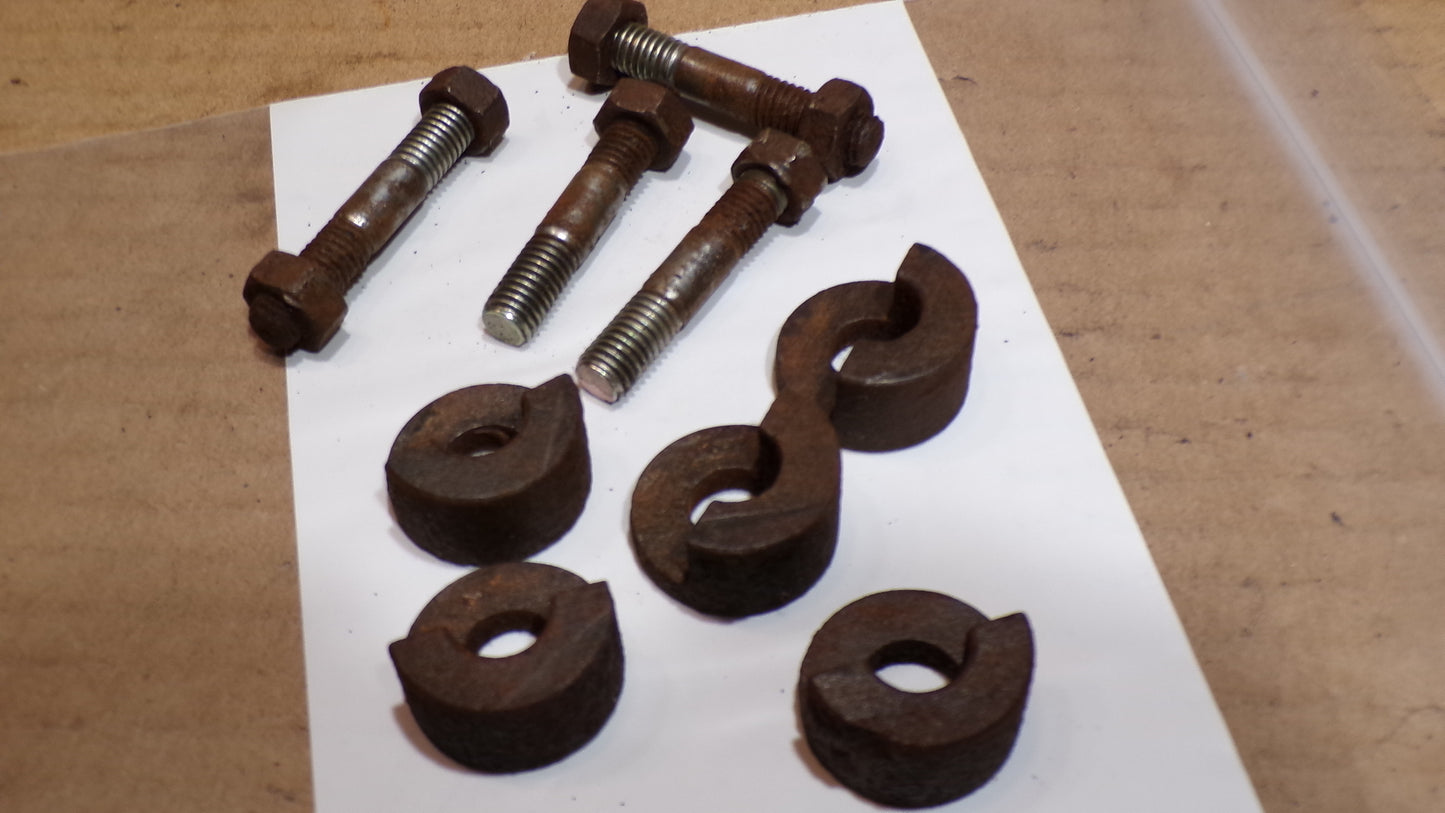 Datsun 240Z Exhaust Manifold Bolts and Clamp Blocks