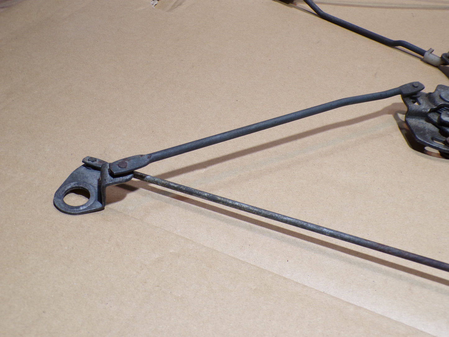Datsun 280Z Passenger Door Lock + Rods Assembly