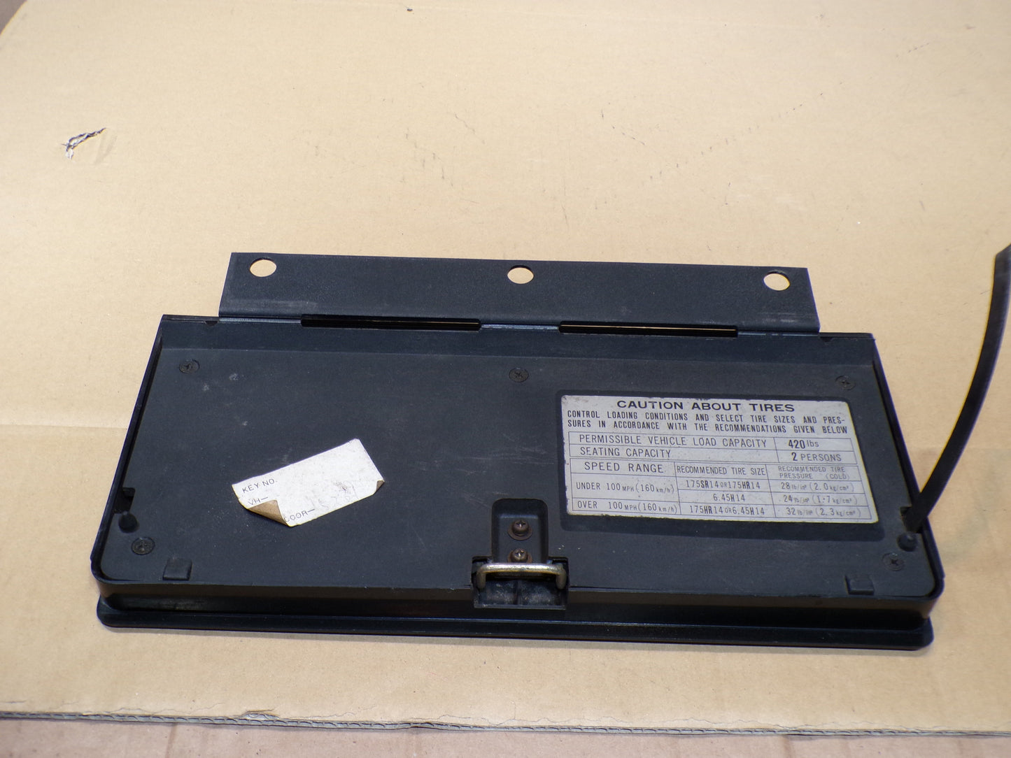 Datsun 240Z Glove Box Lid