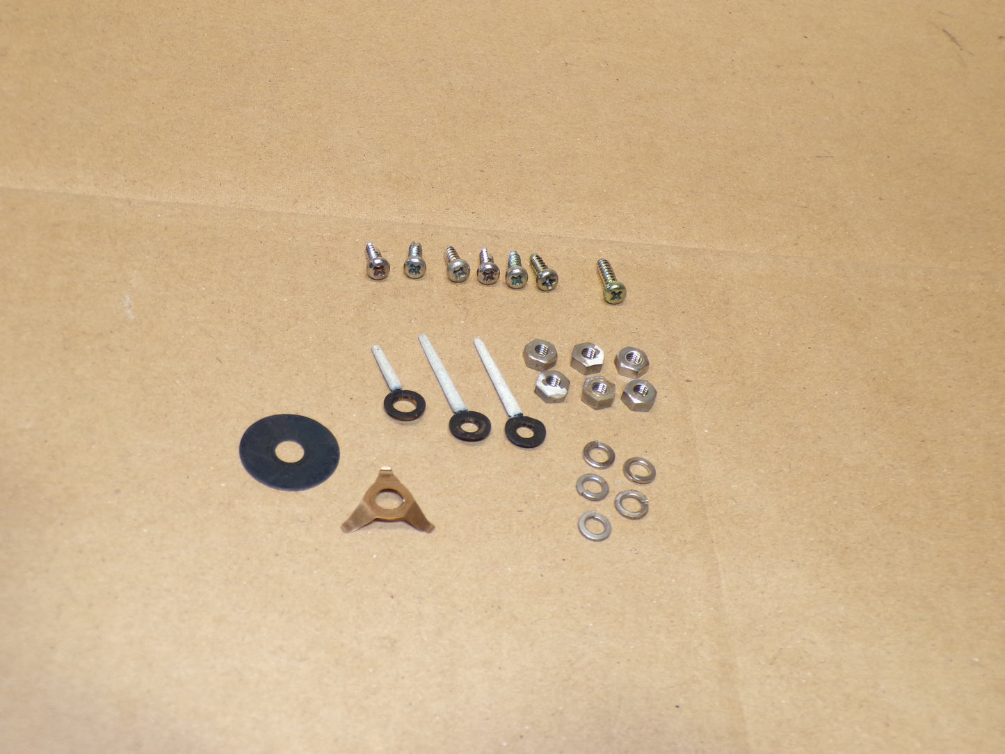 Datsun 240Z Dashboard Clock Fastener Group