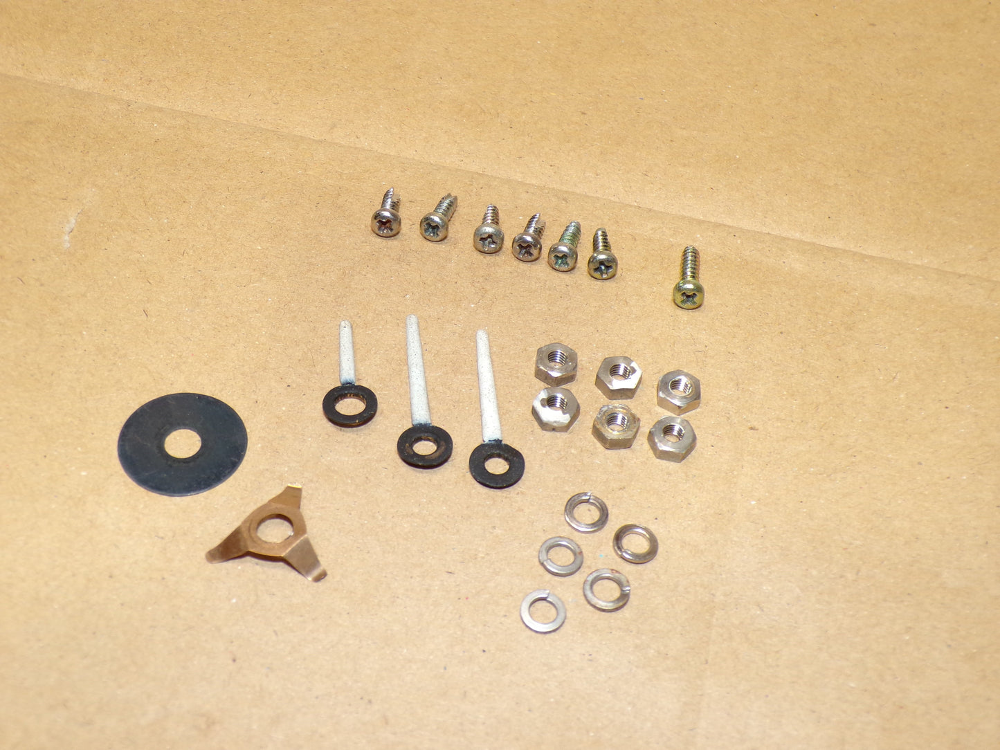 Datsun 240Z Dashboard Clock Fastener Group