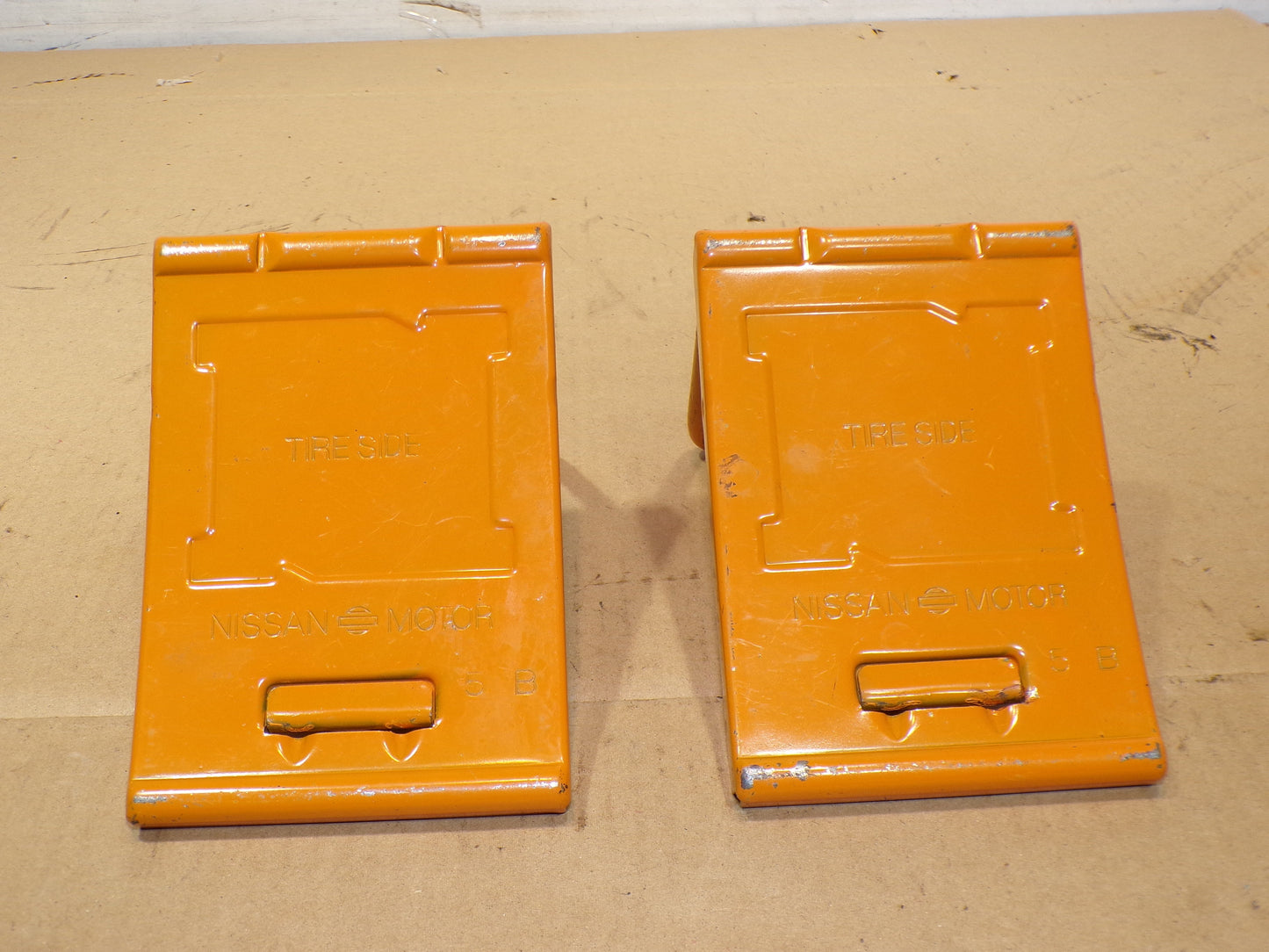 Pair of Datsun 280ZX Wheel Chocks