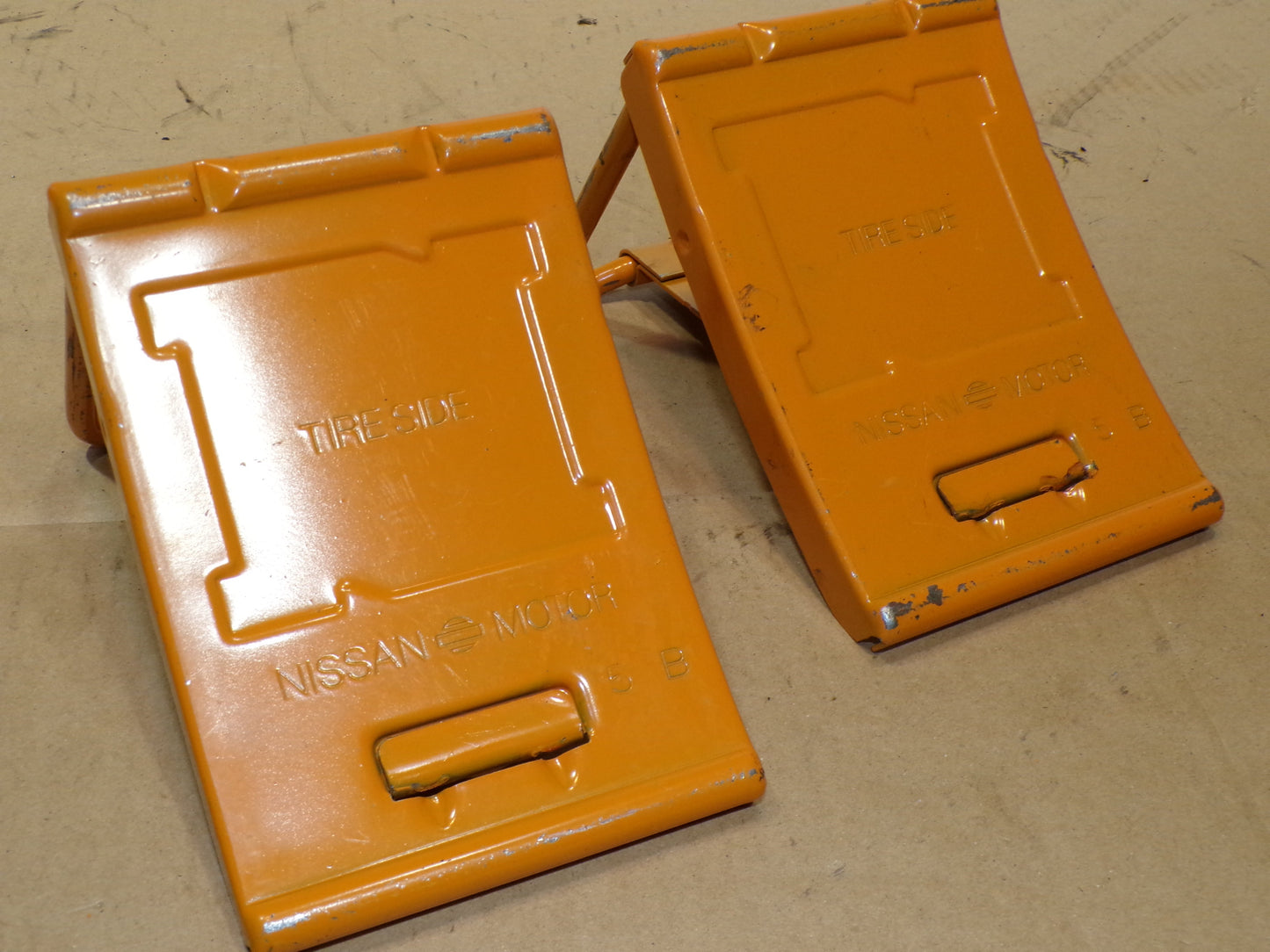 Pair of Datsun 280ZX Wheel Chocks