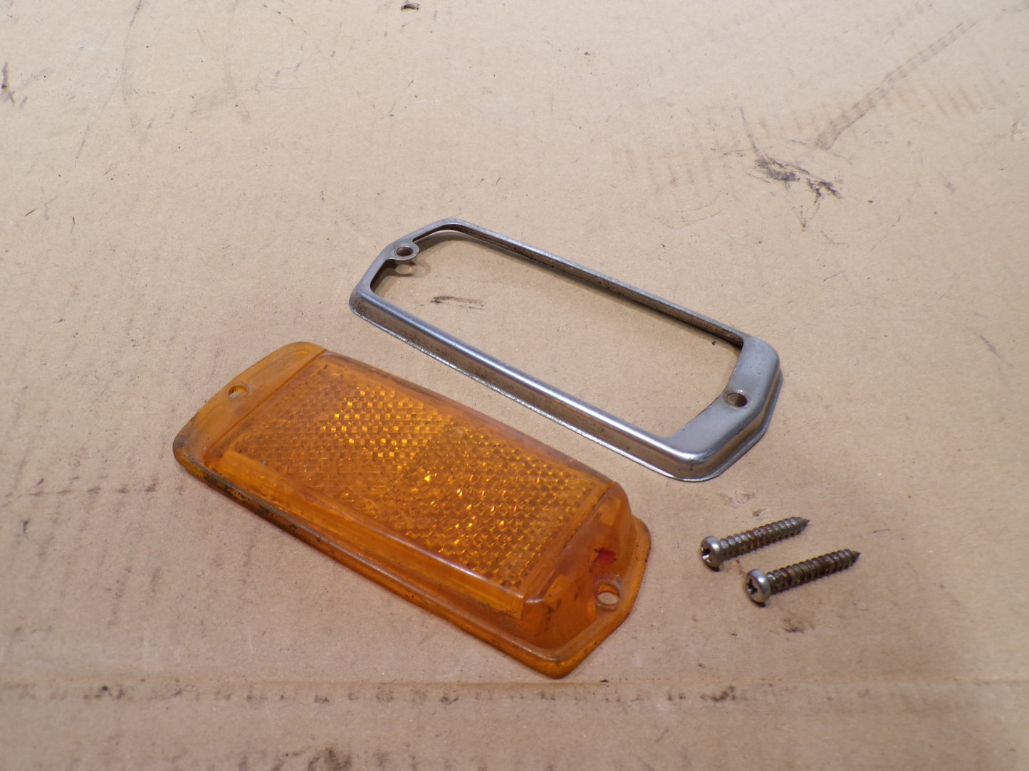 Datsun 240Z Front Side Marker Amber Lens and Trim
