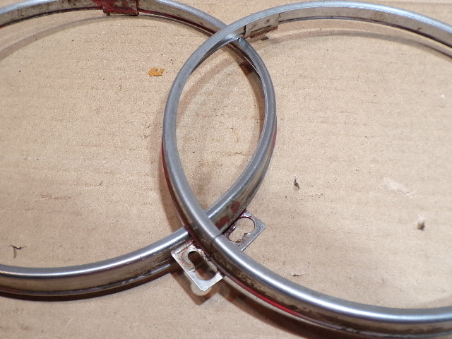 Datsun 240Z 1971 Series One Pair of Head Light Trim Rings