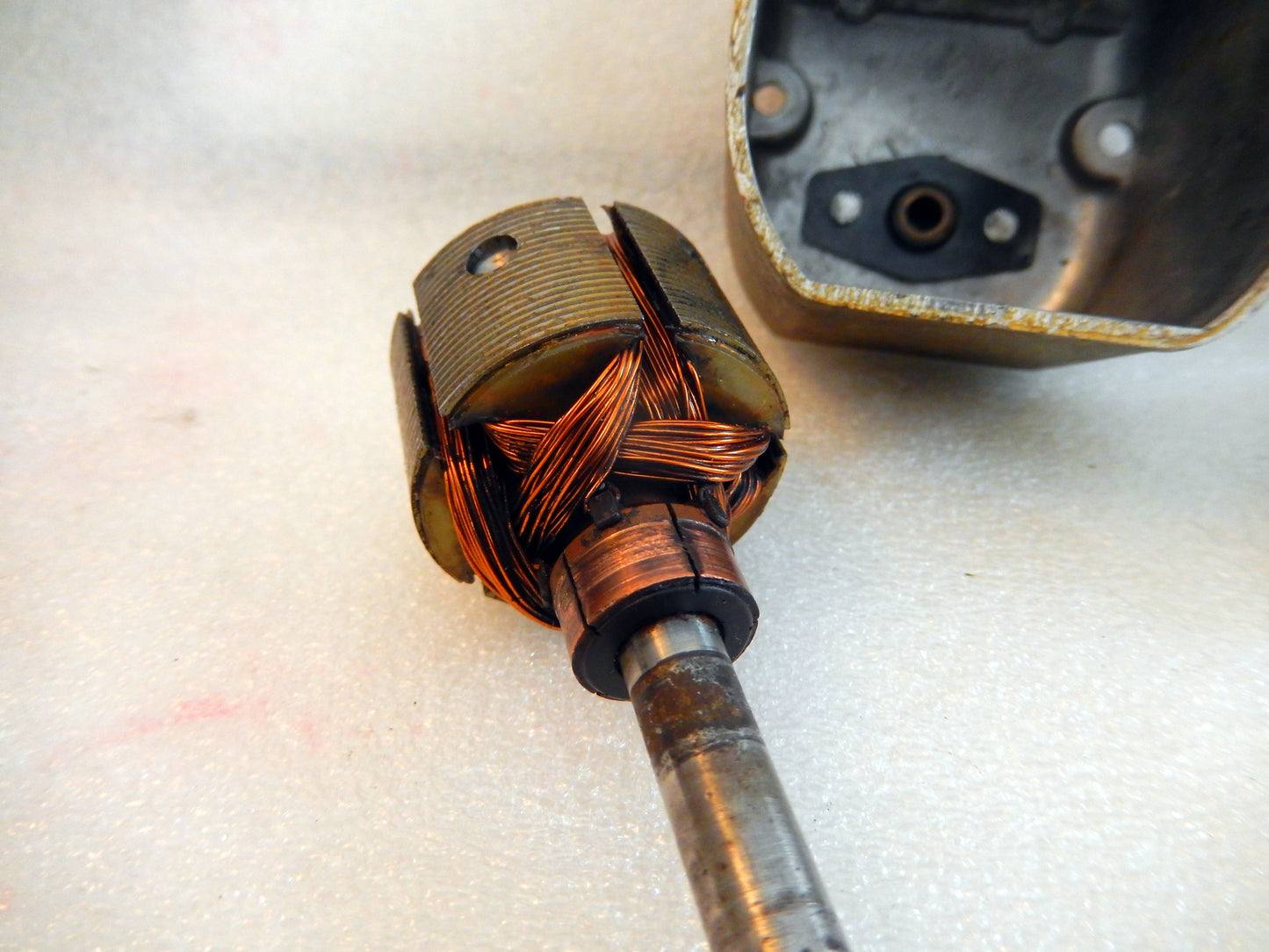 Datsun 280Z - 280ZX H-80 Antenna Motor, Case, and Fasteners