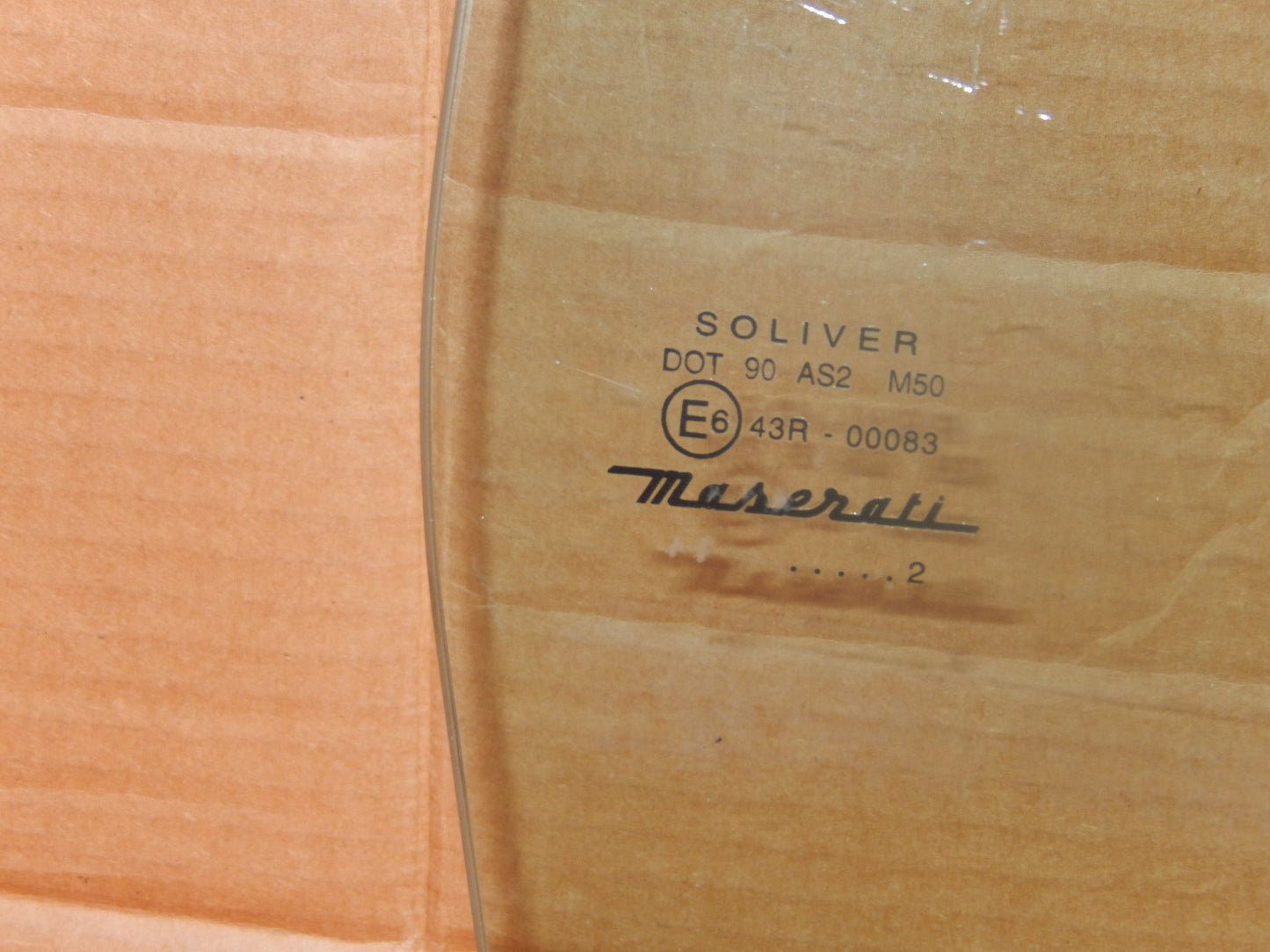 Maserati M138 Spyder Drivers Side Door Glass
