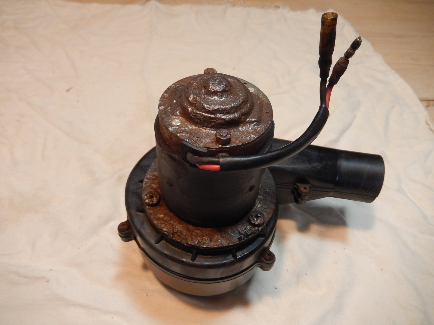 Datsun 280Z Engine Head Cooling Fan Case and Motor