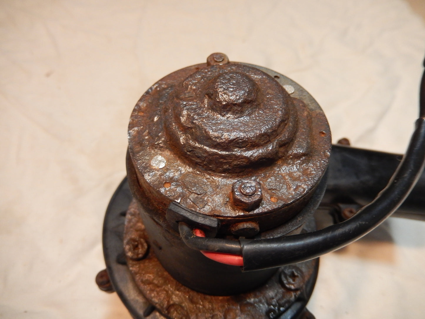 Datsun 280Z Engine Head Cooling Fan Case and Motor