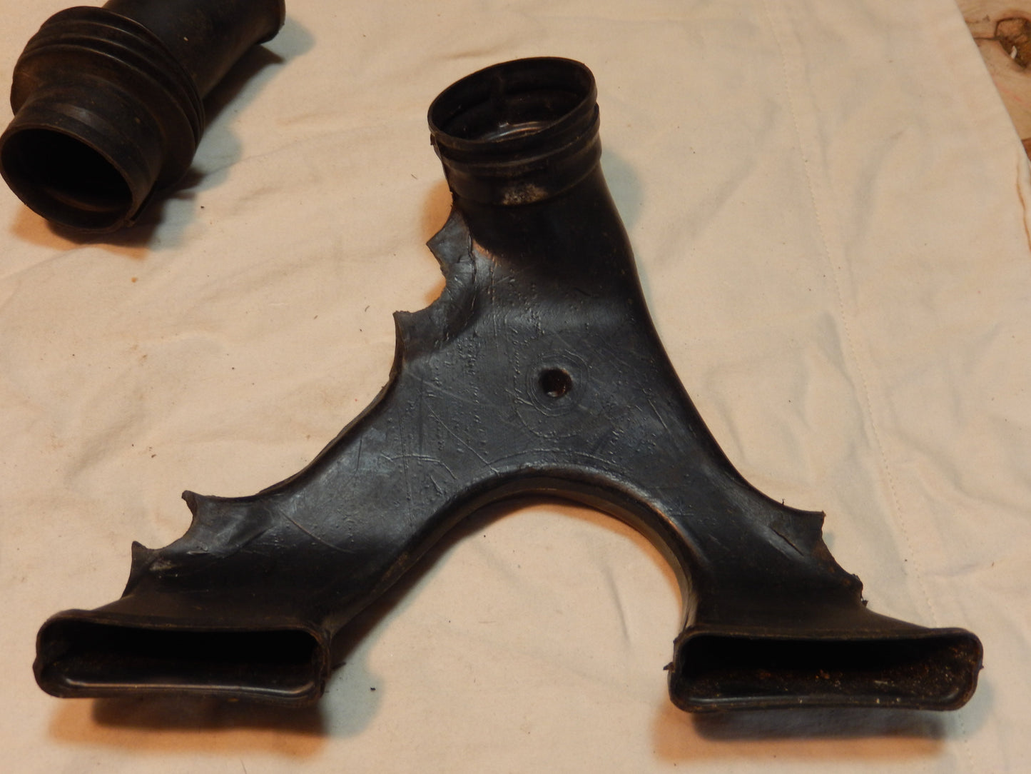 Datsun 280Z Engine Head Cooling Air Duct and Flex Hose