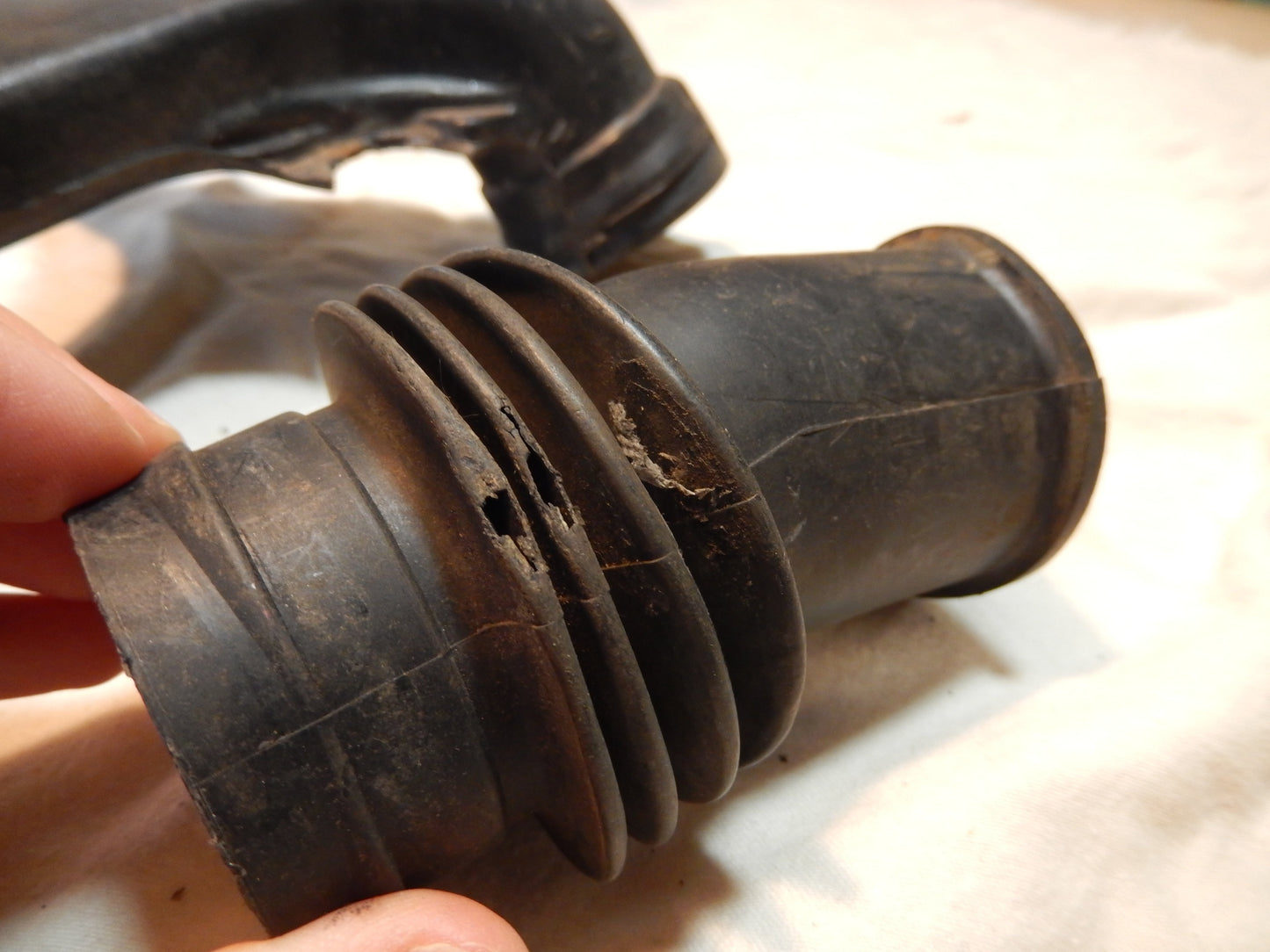 Datsun 280Z Engine Head Cooling Air Duct and Flex Hose