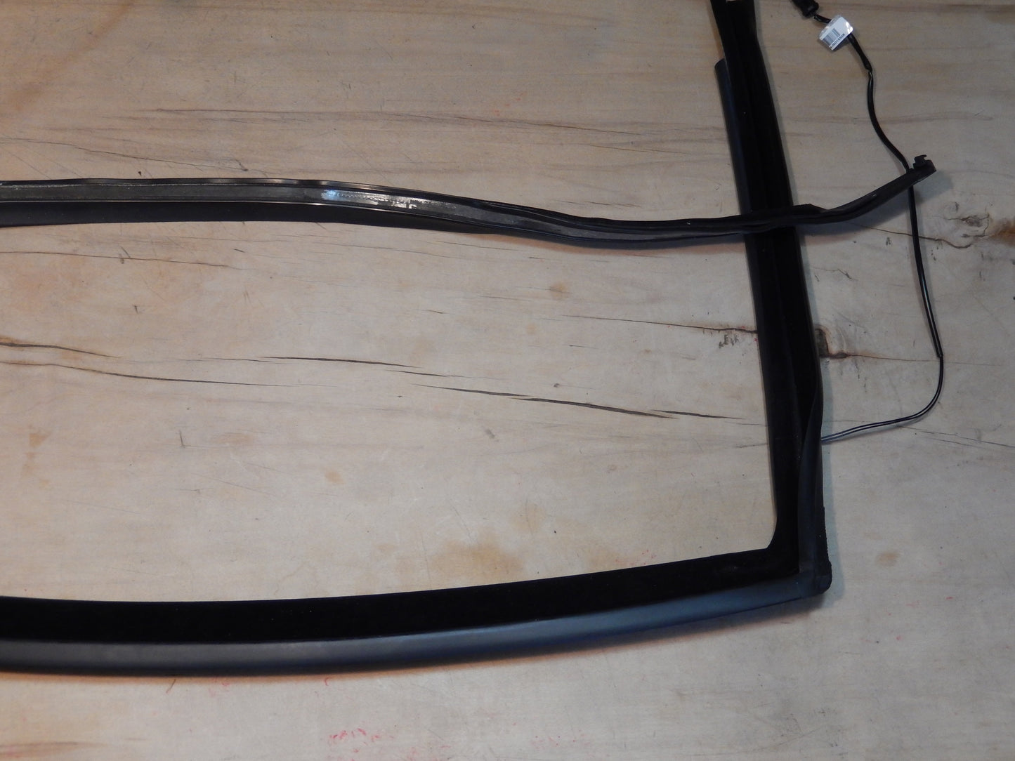 Maserati QP M139 Rear Driver Door Glass Seal and Trim