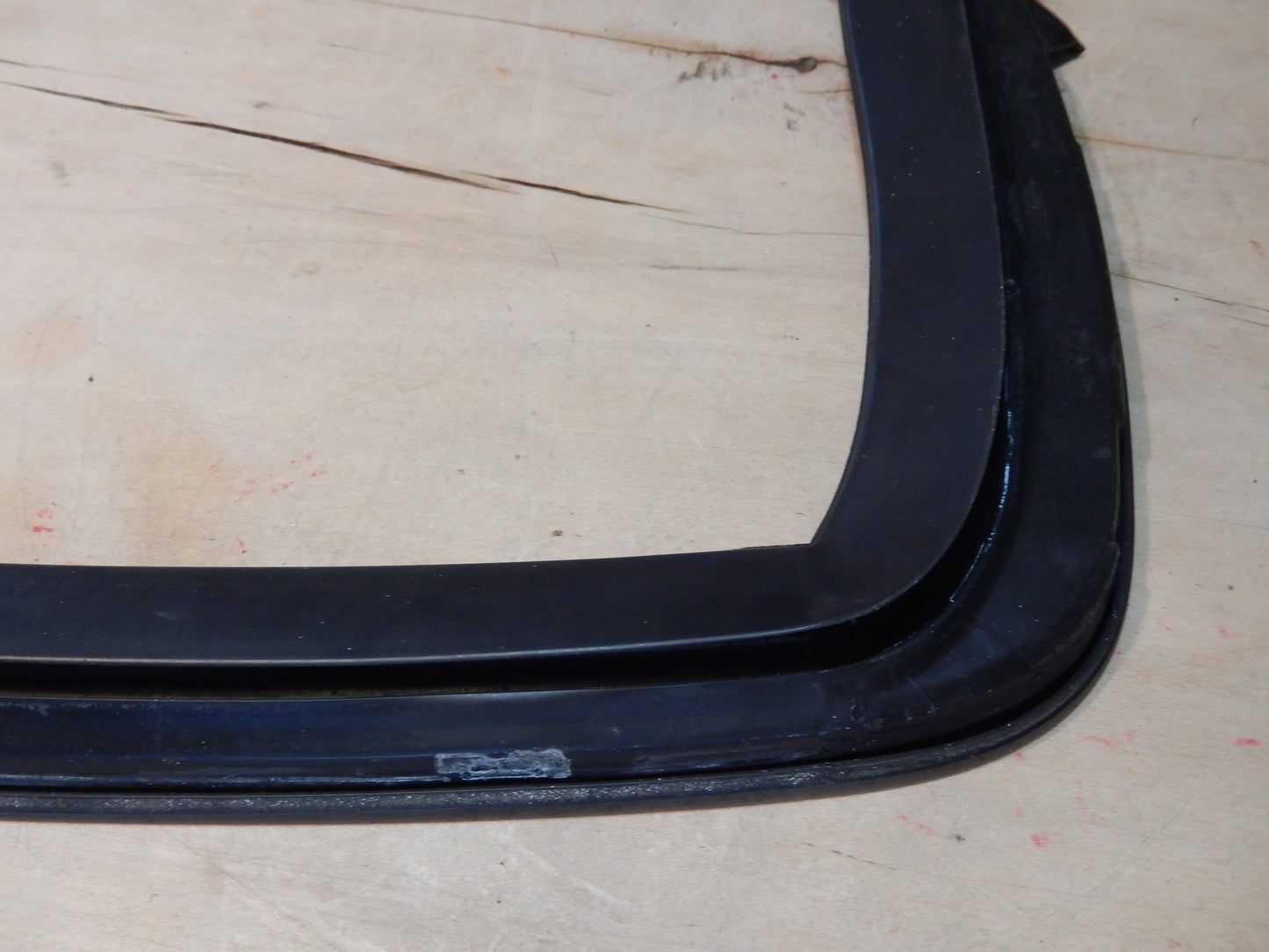 Maserati QP M139 Rear Driver Door Glass Seal and Trim