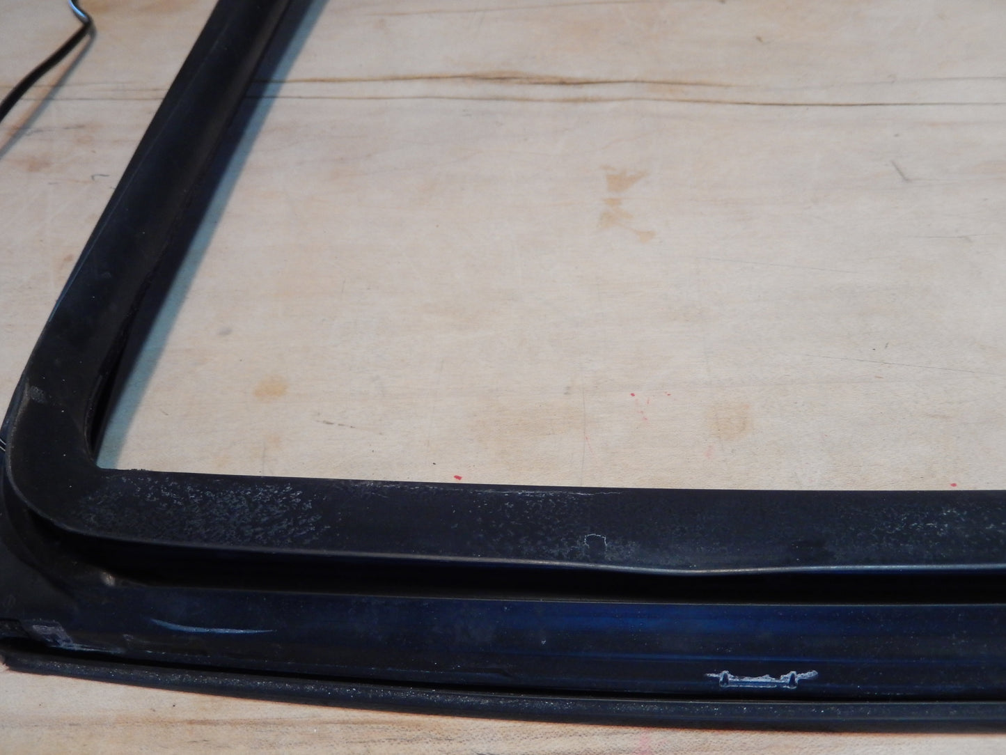 Maserati QP M139 Rear Driver Door Glass Seal and Trim