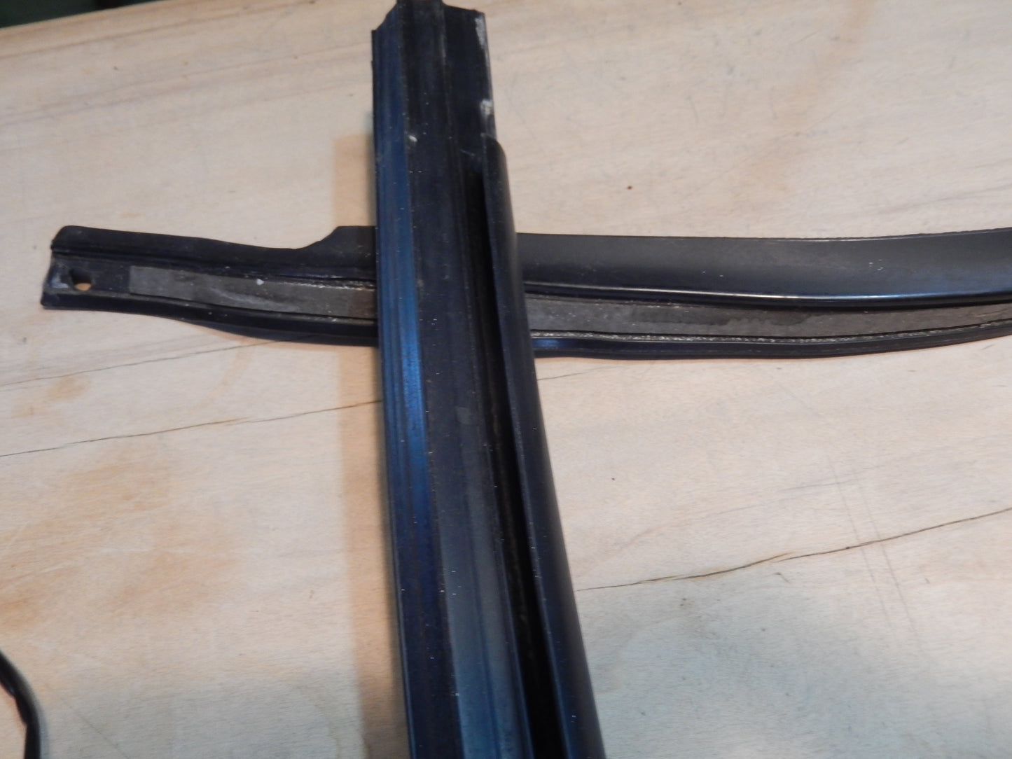 Maserati QP M139 Rear Driver Door Glass Seal and Trim