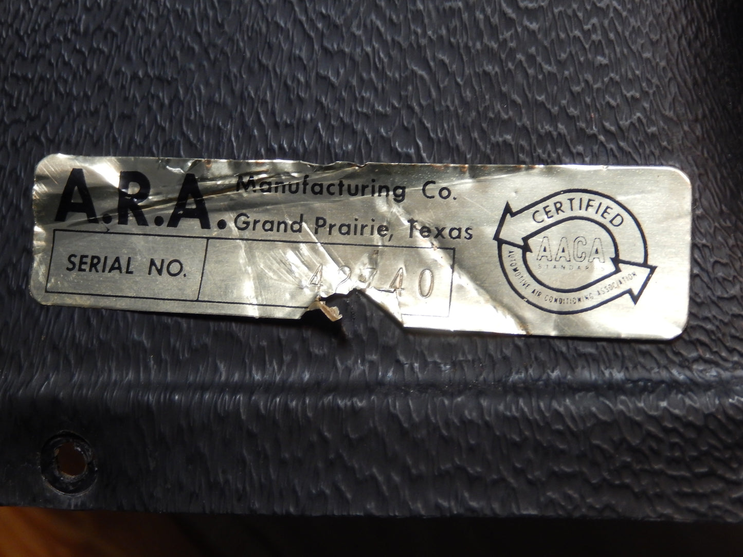 Datsun 240Z Series One A.C. Climate System Case