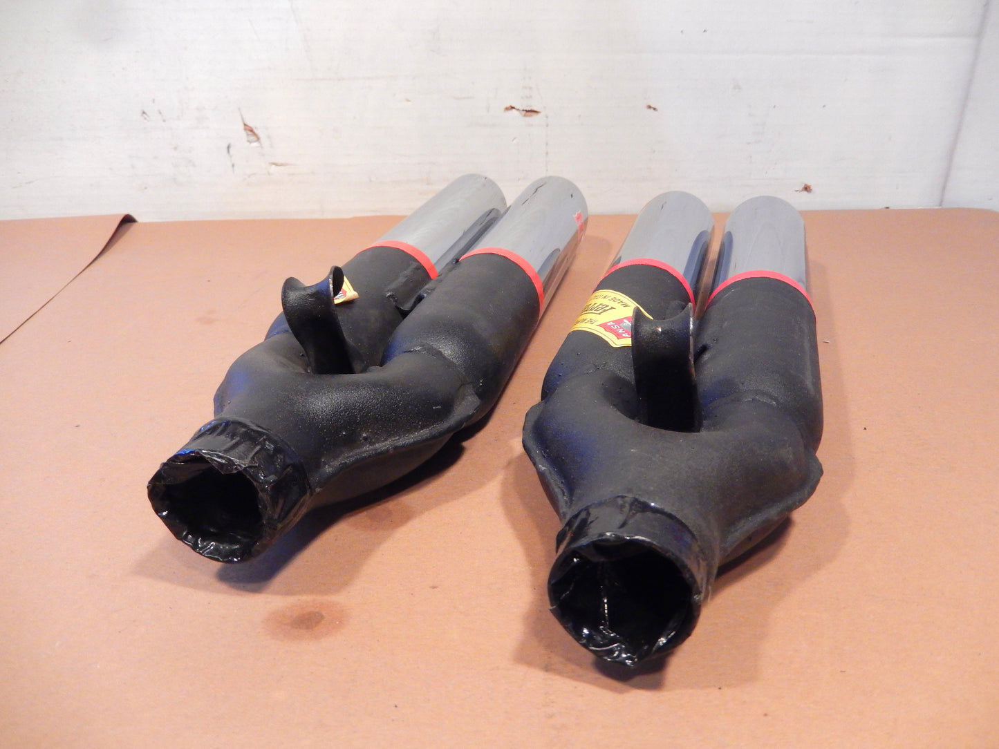 ANSA NOS Pair of Maserati Twin Slant Cut Exhaust Tips SKU # T212