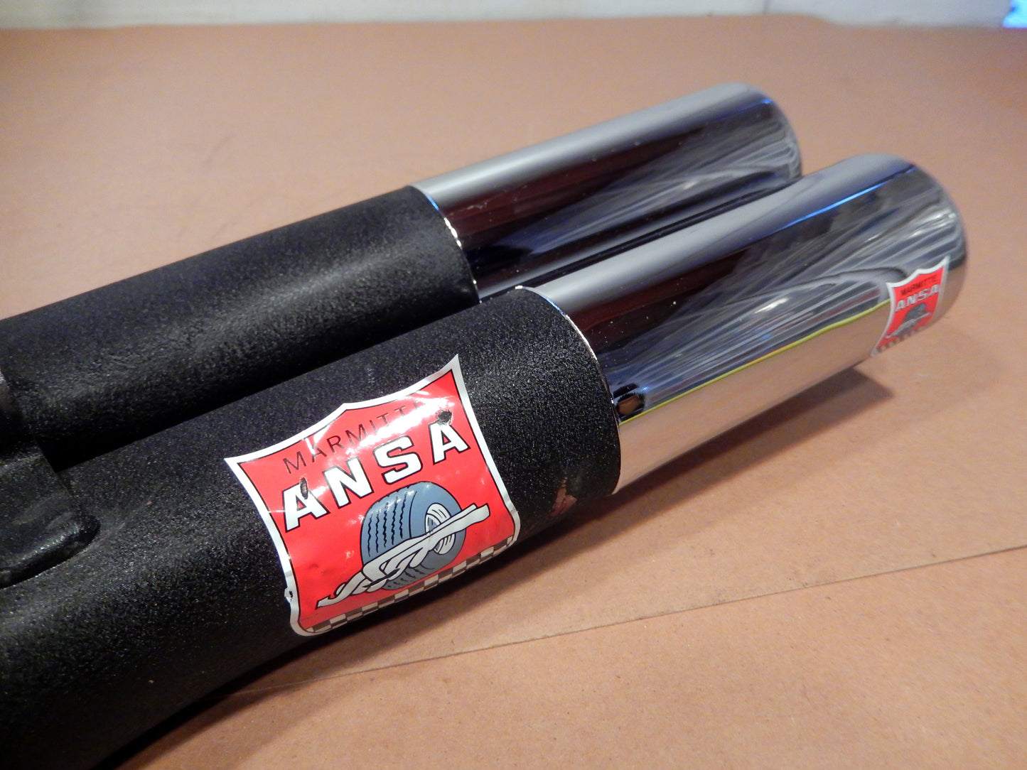 ANSA NOS Canted and Angled Twin Straight Cut Exhaust Tips