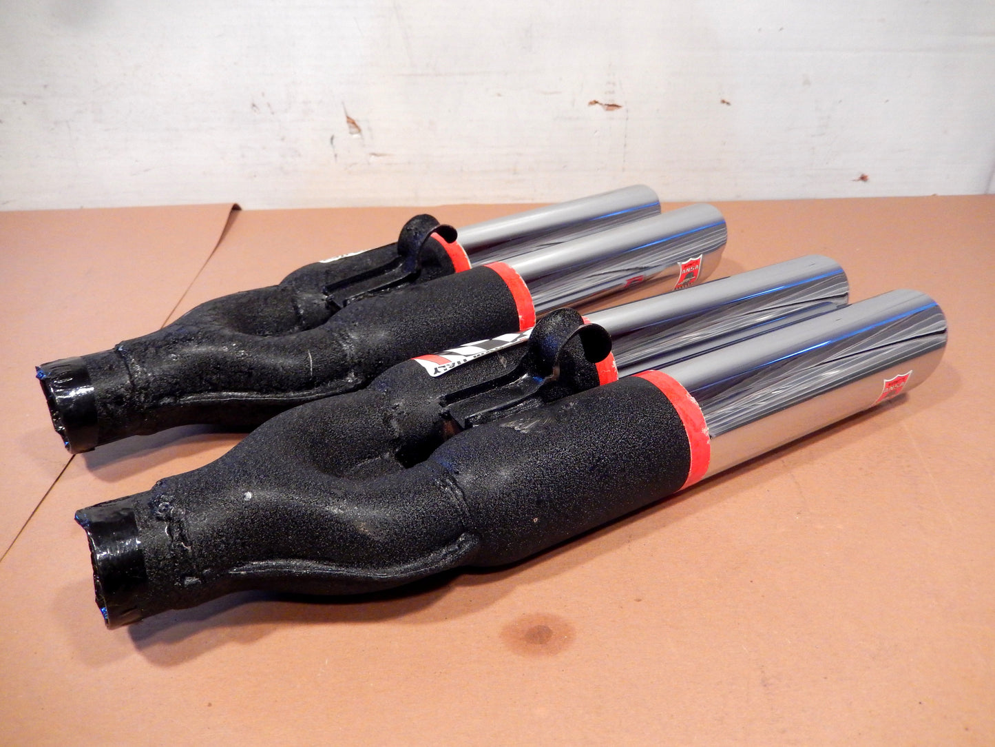 ANSA NOS Pair of Twin Slant Cut Exhaust Tips SKU # T568
