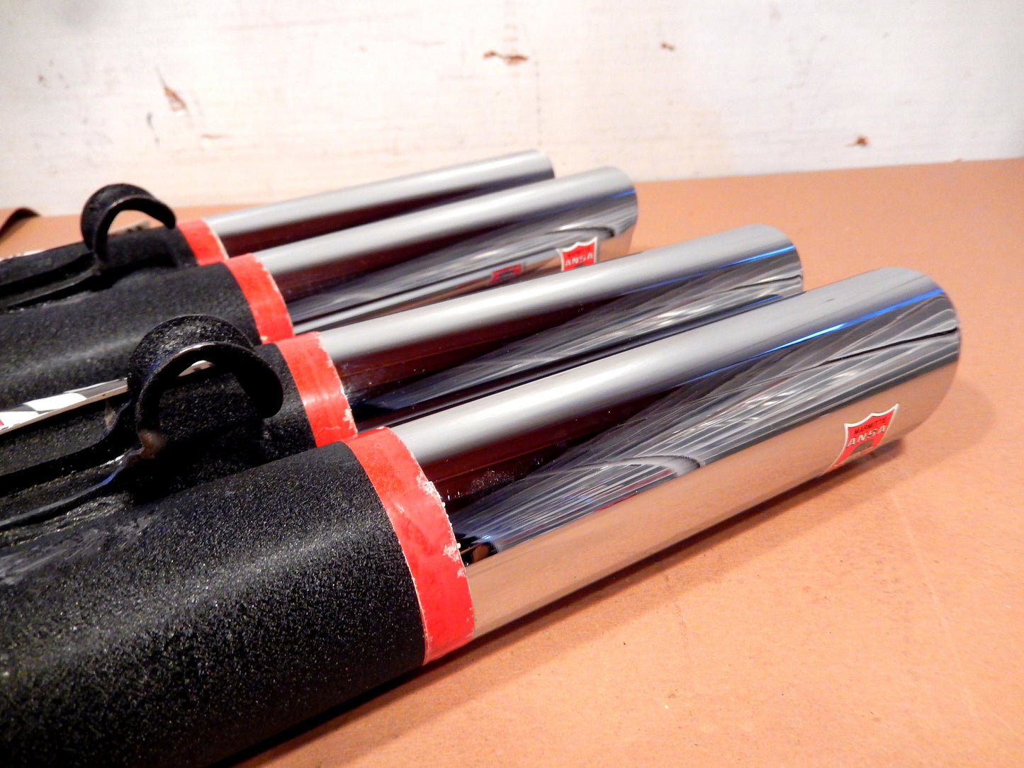 ANSA NOS Pair of Twin Slant Cut Exhaust Tips SKU # T568