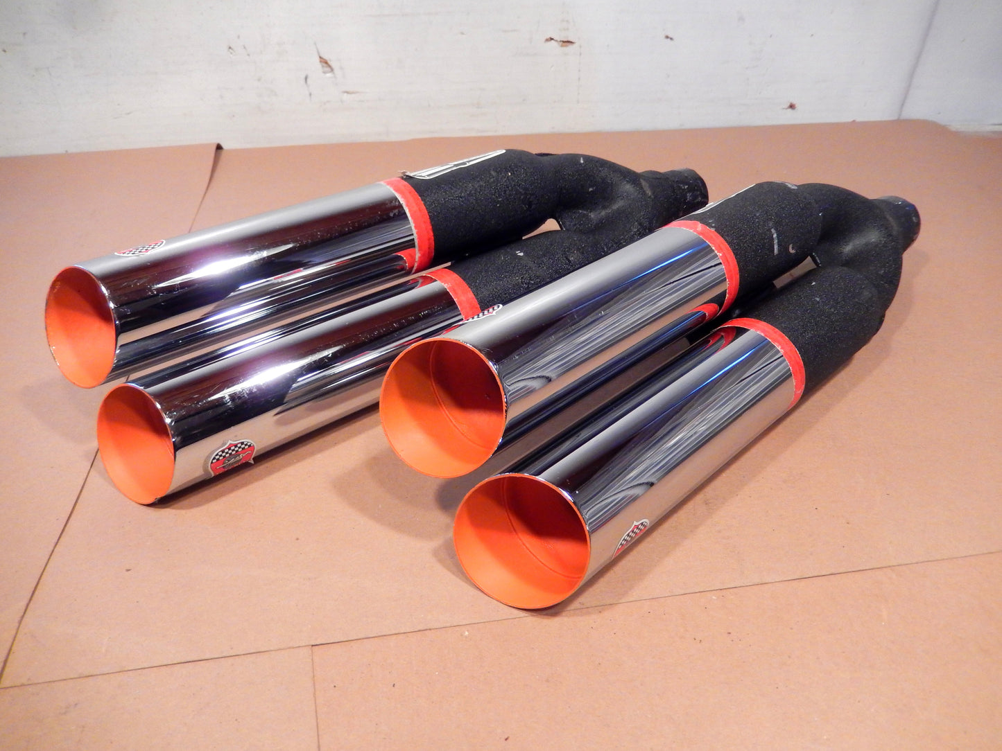 ANSA NOS Pair of Twin Slant Cut Exhaust Tips SKU # T568