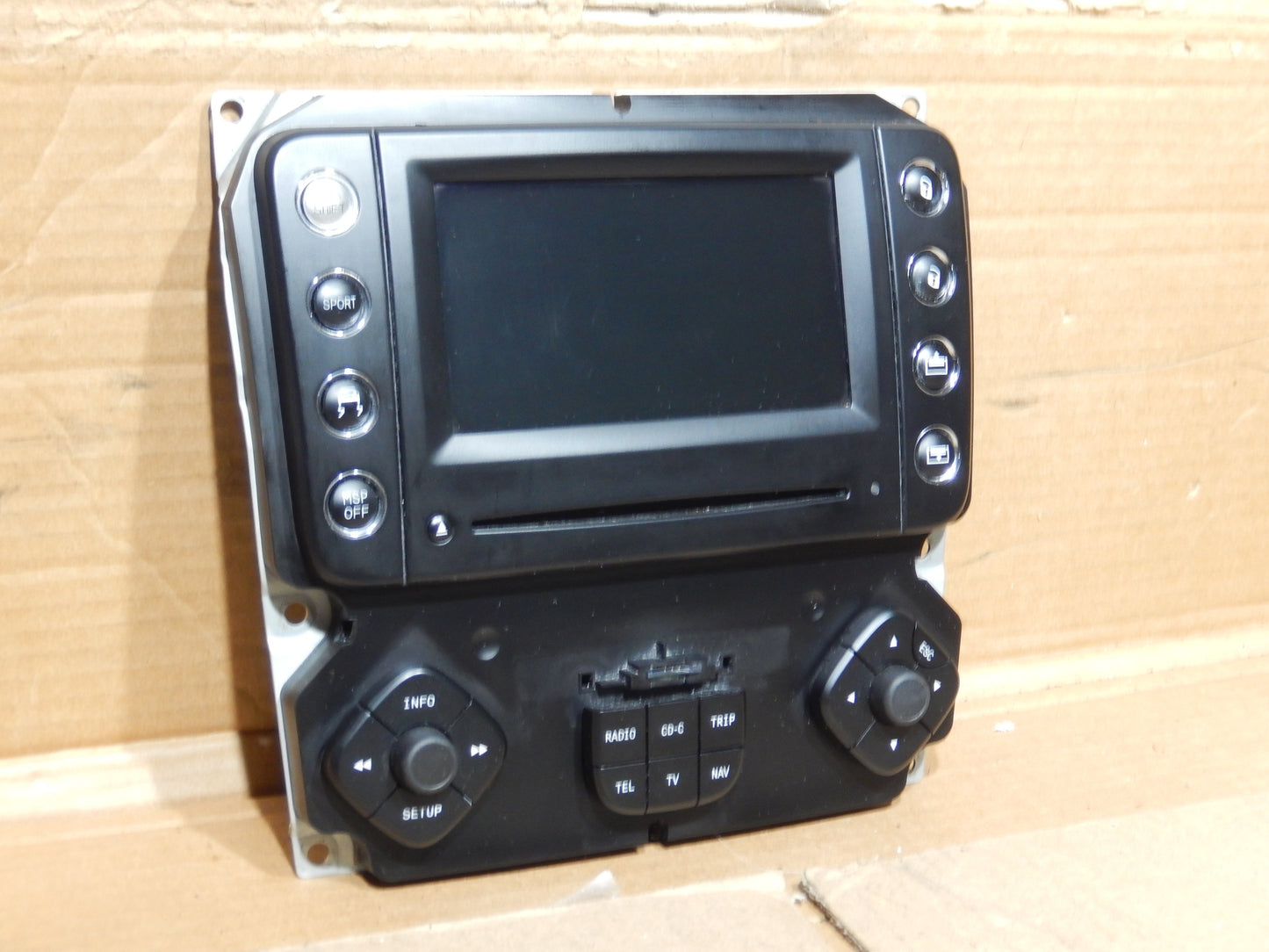 Maserati M139 Navigation Screen and Controls