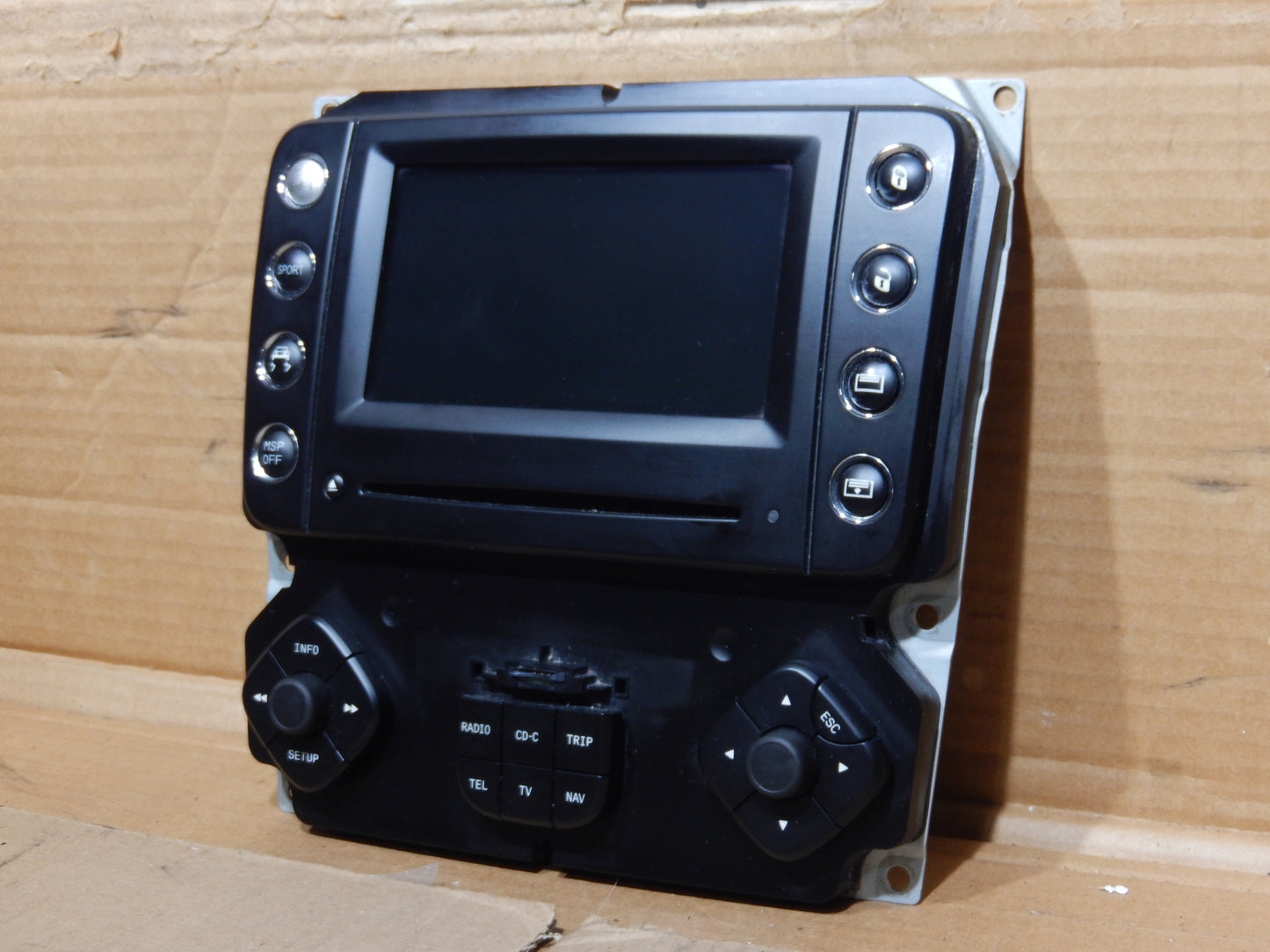Maserati M139 Navigation Screen and Controls