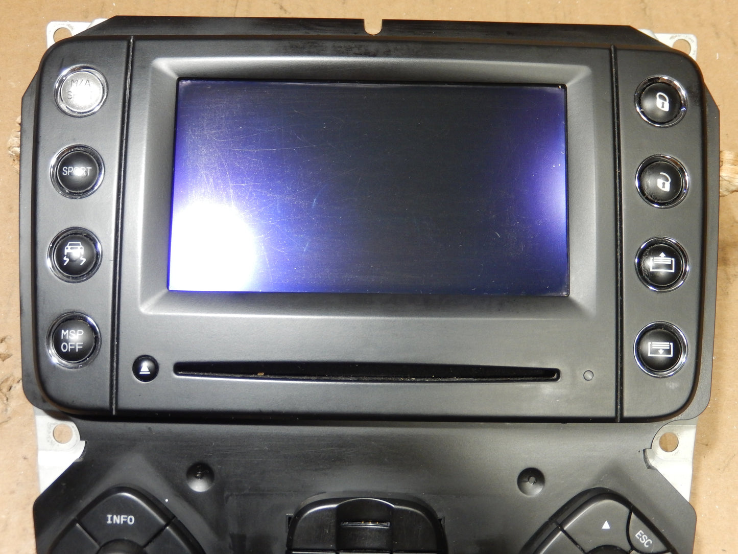 Maserati M139 Navigation Screen and Controls