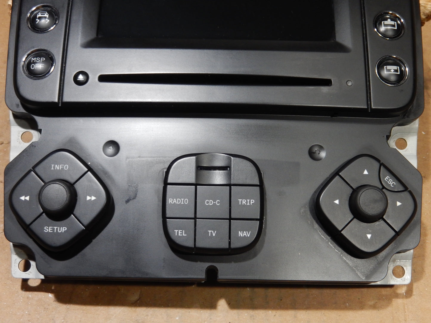 Maserati M139 Navigation Screen and Controls