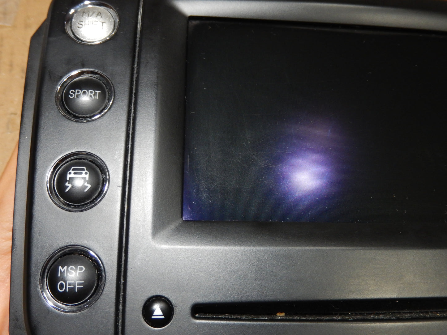 Maserati M139 Navigation Screen and Controls