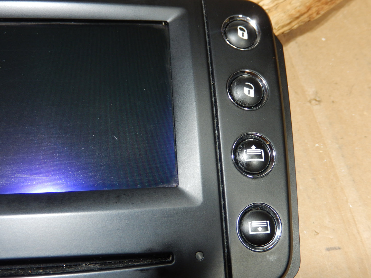 Maserati M139 Navigation Screen and Controls