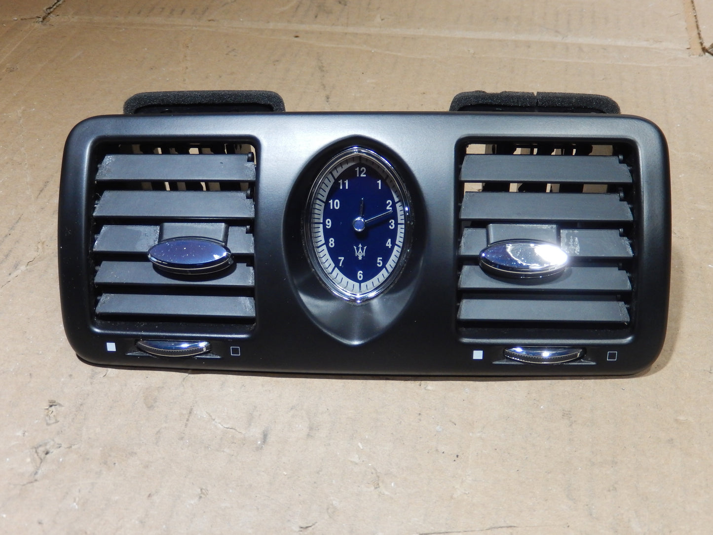 Maserati M139 Center Upper Dashboard Vent and Clock Panel