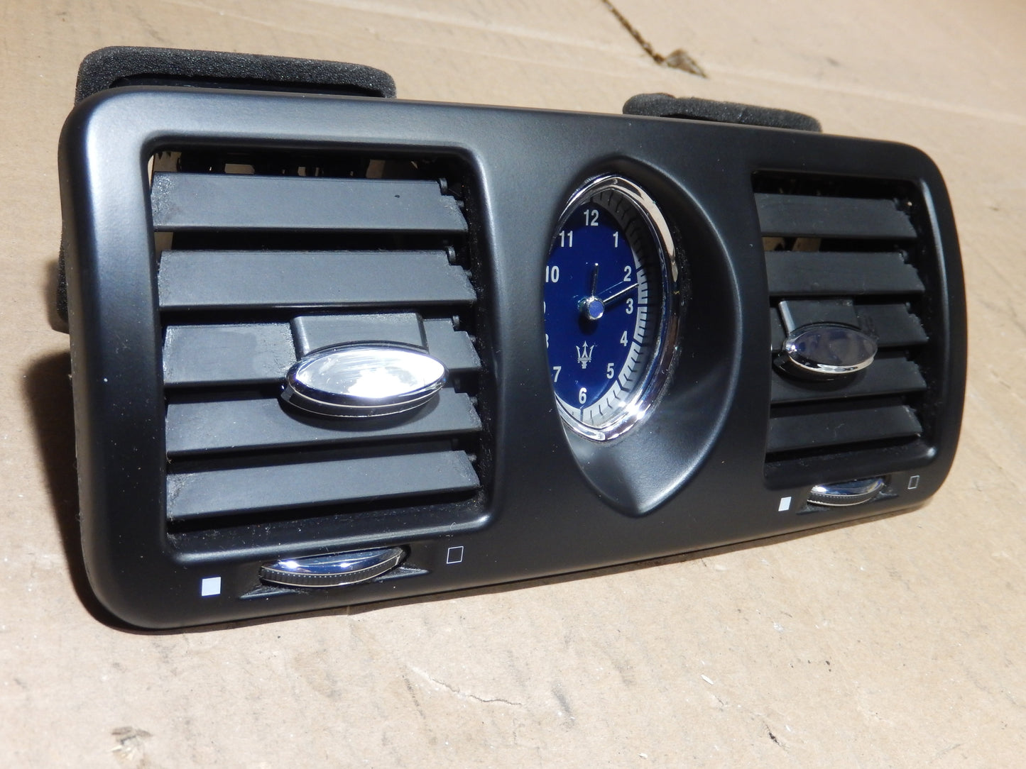 Maserati M139 Center Upper Dashboard Vent and Clock Panel