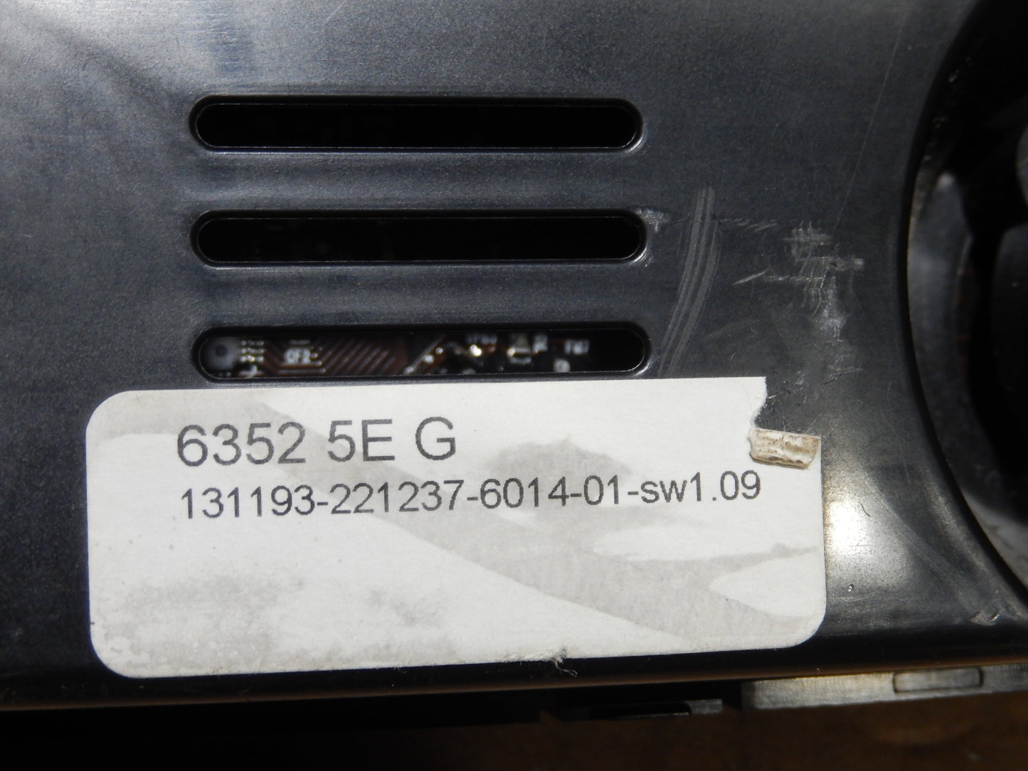 Maserati M139 Console Face Switch Panel