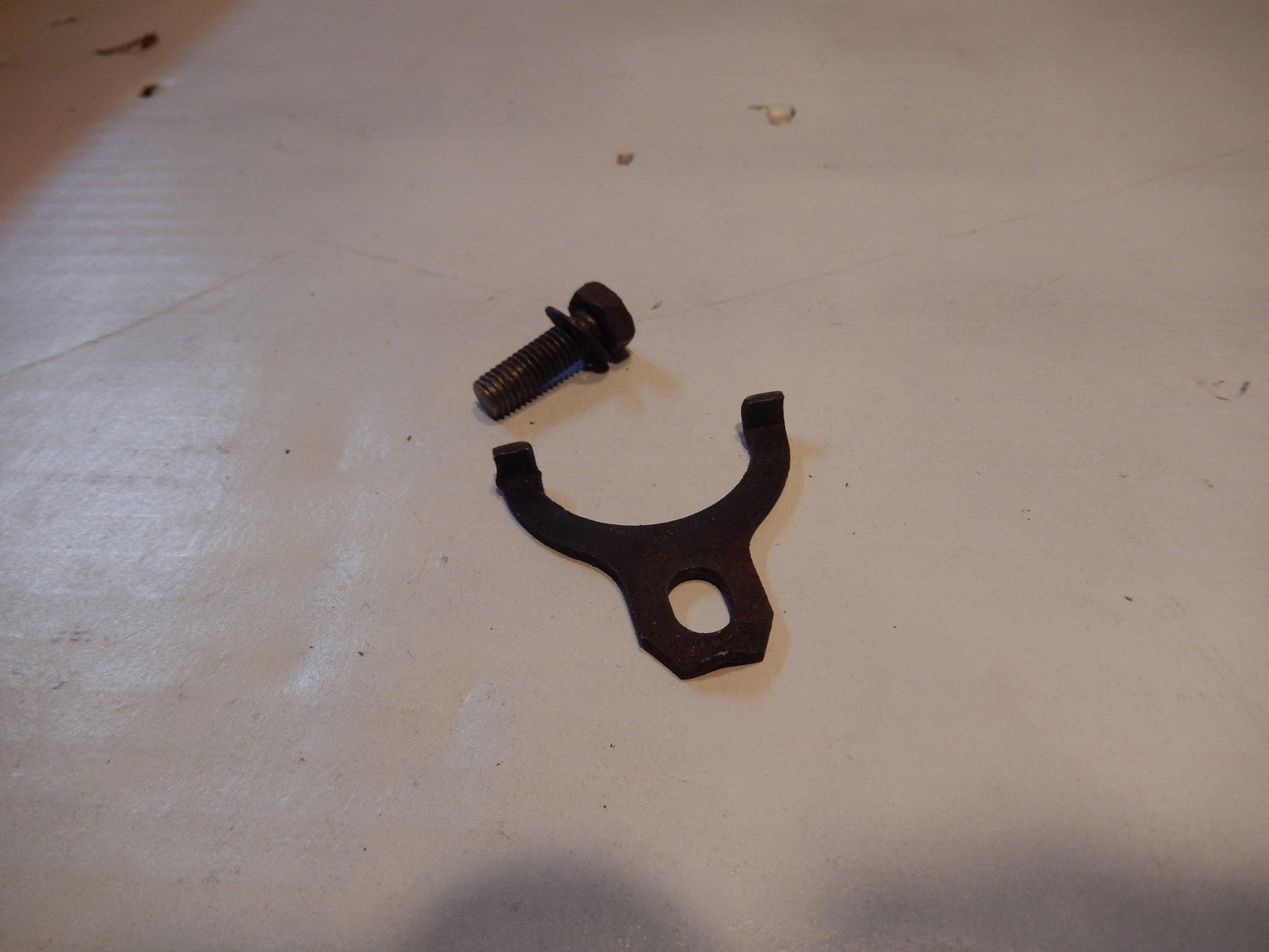 Maserati V-8 Distributor Clamp and Fastener