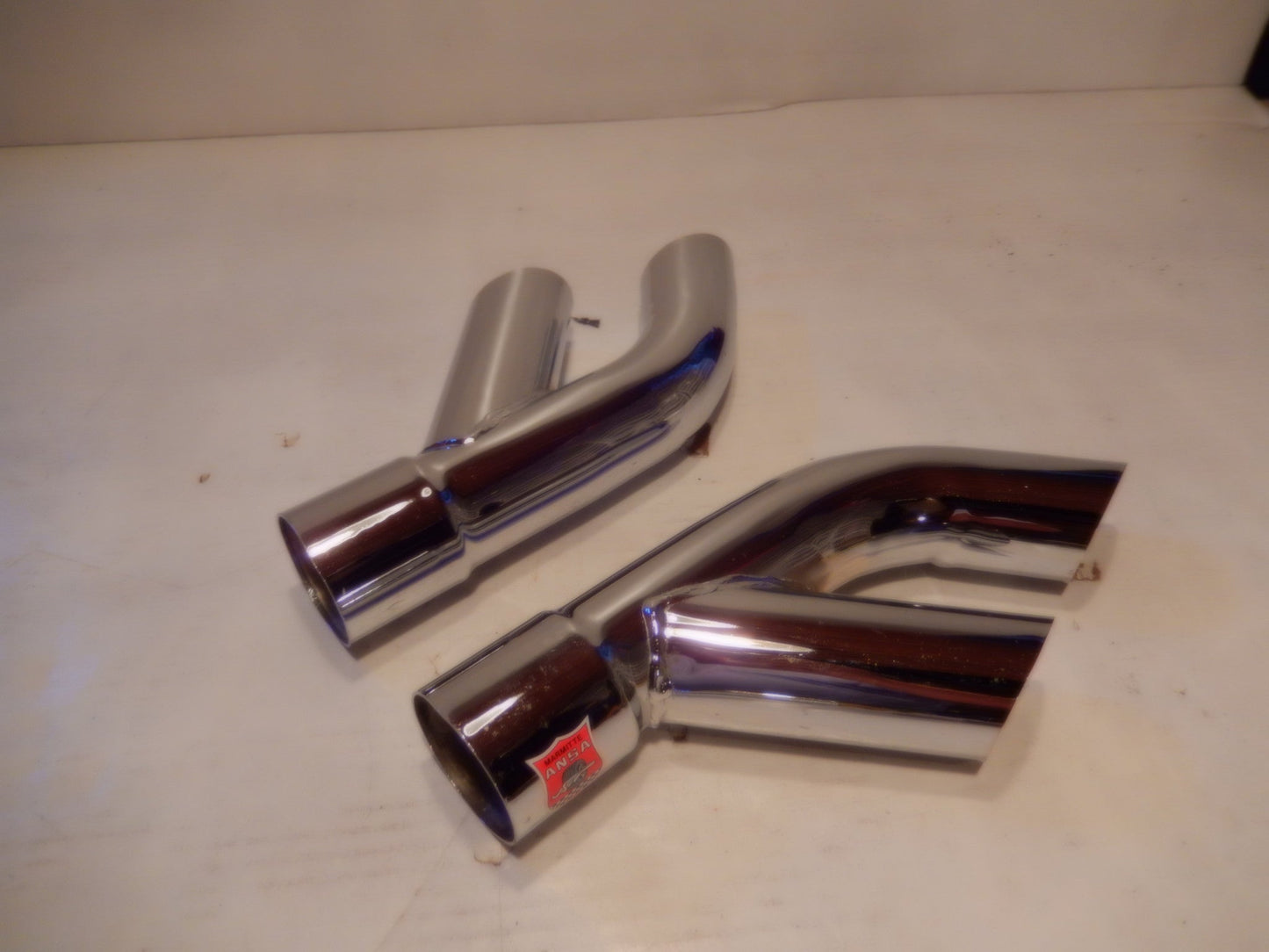 ANSA OEM Vintage Pair of Twin Side Pipes
