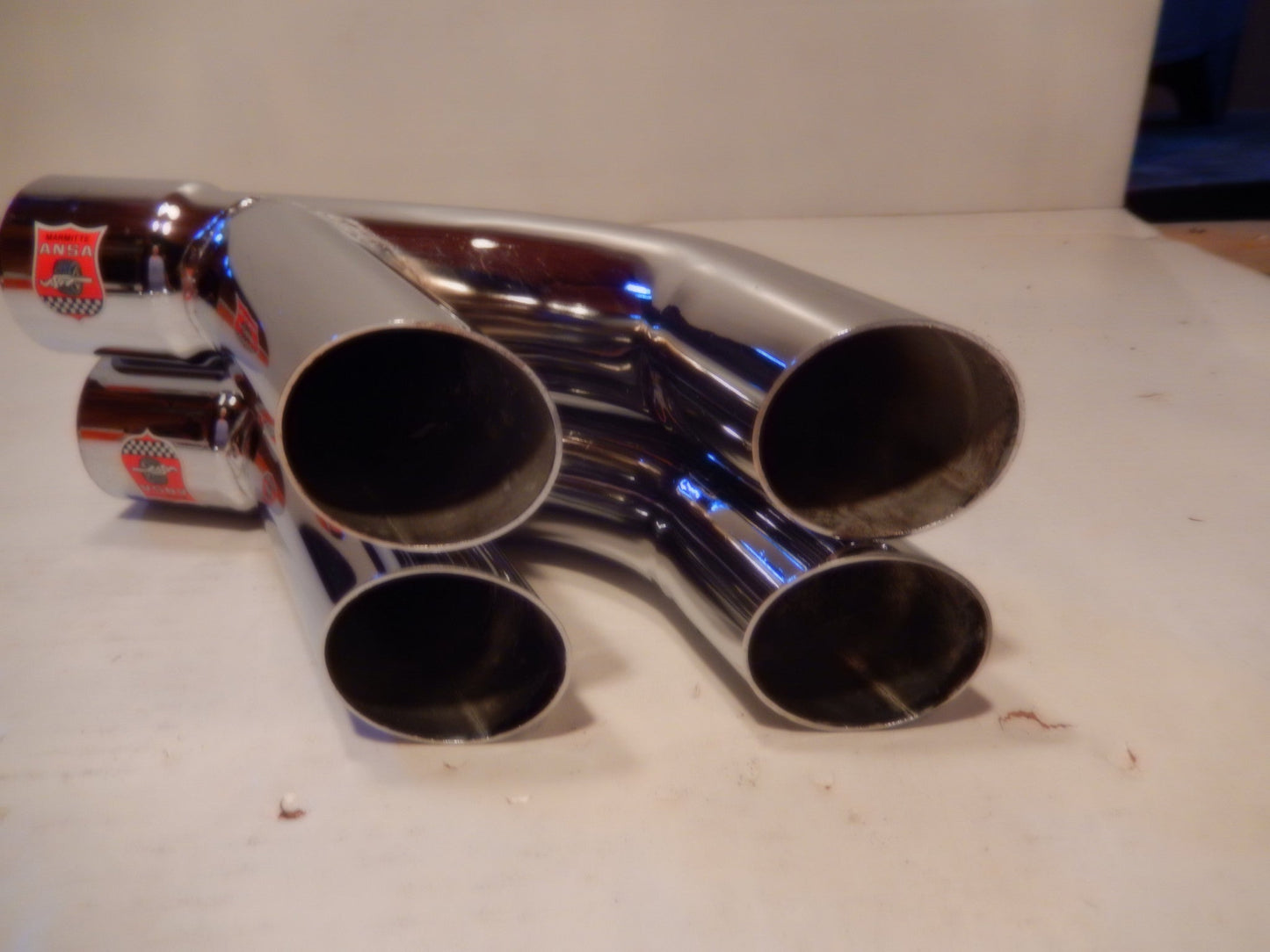 ANSA OEM Vintage Pair of Twin Side Pipes