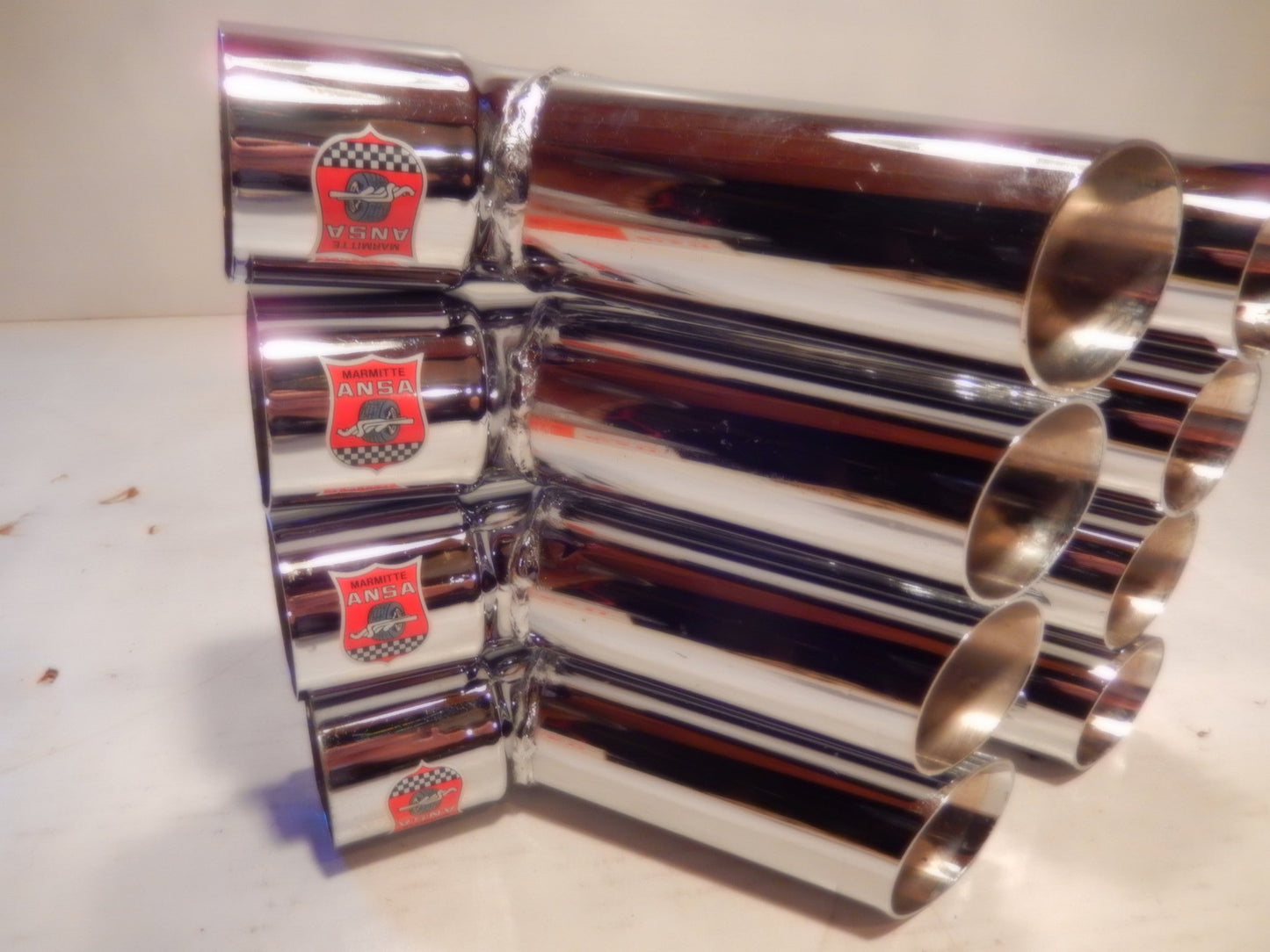Maserati ANSA OEM Vintage Set Of Four Side Pipe Tips