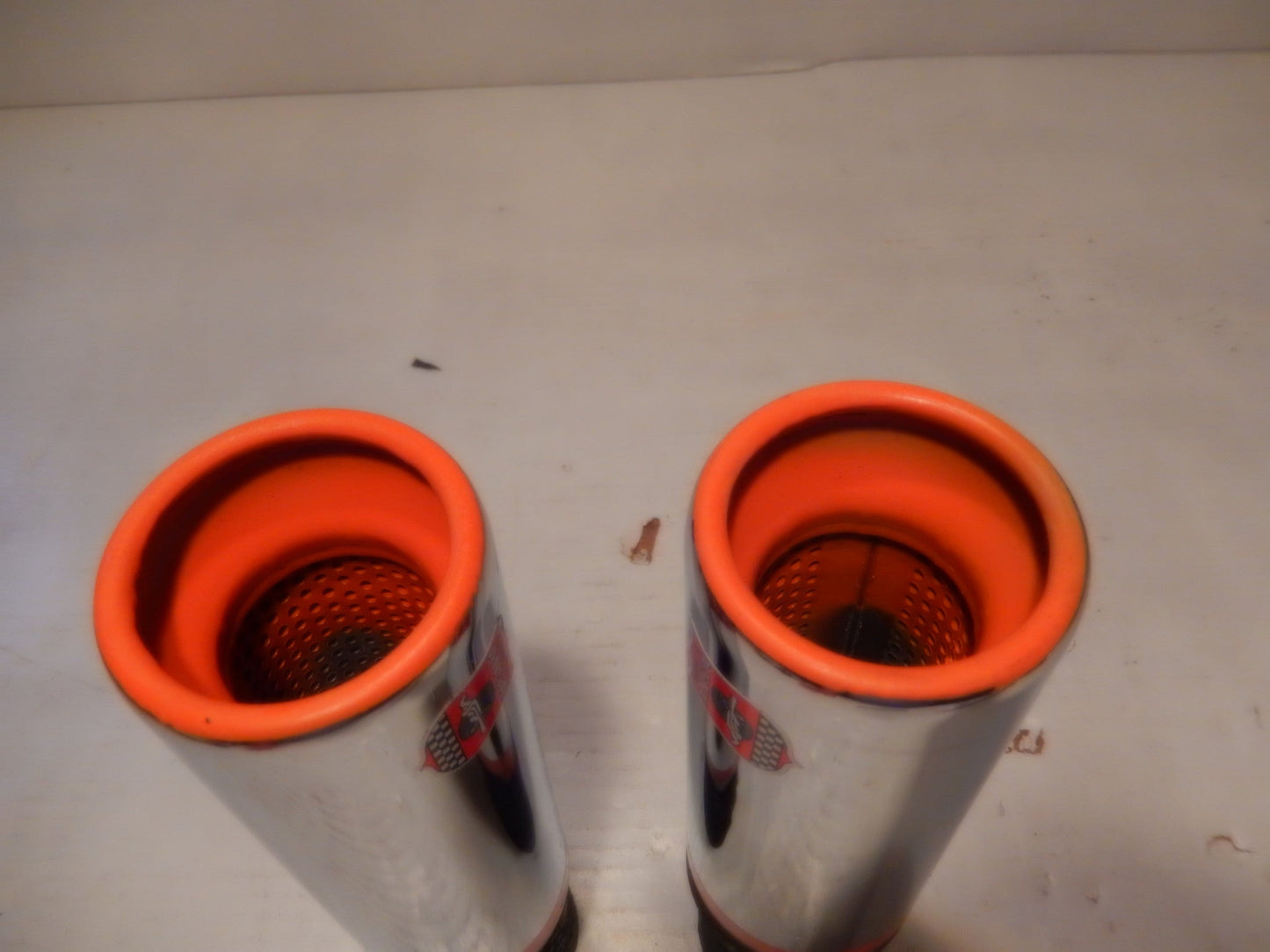 ANSA OEM Vintage Pair of NOS Exhaust Tips Typo 6029