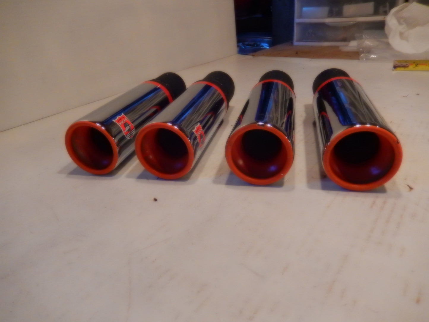ANSA OEM Vintage Set of Four NOS Exhaust Tips Typo 5729