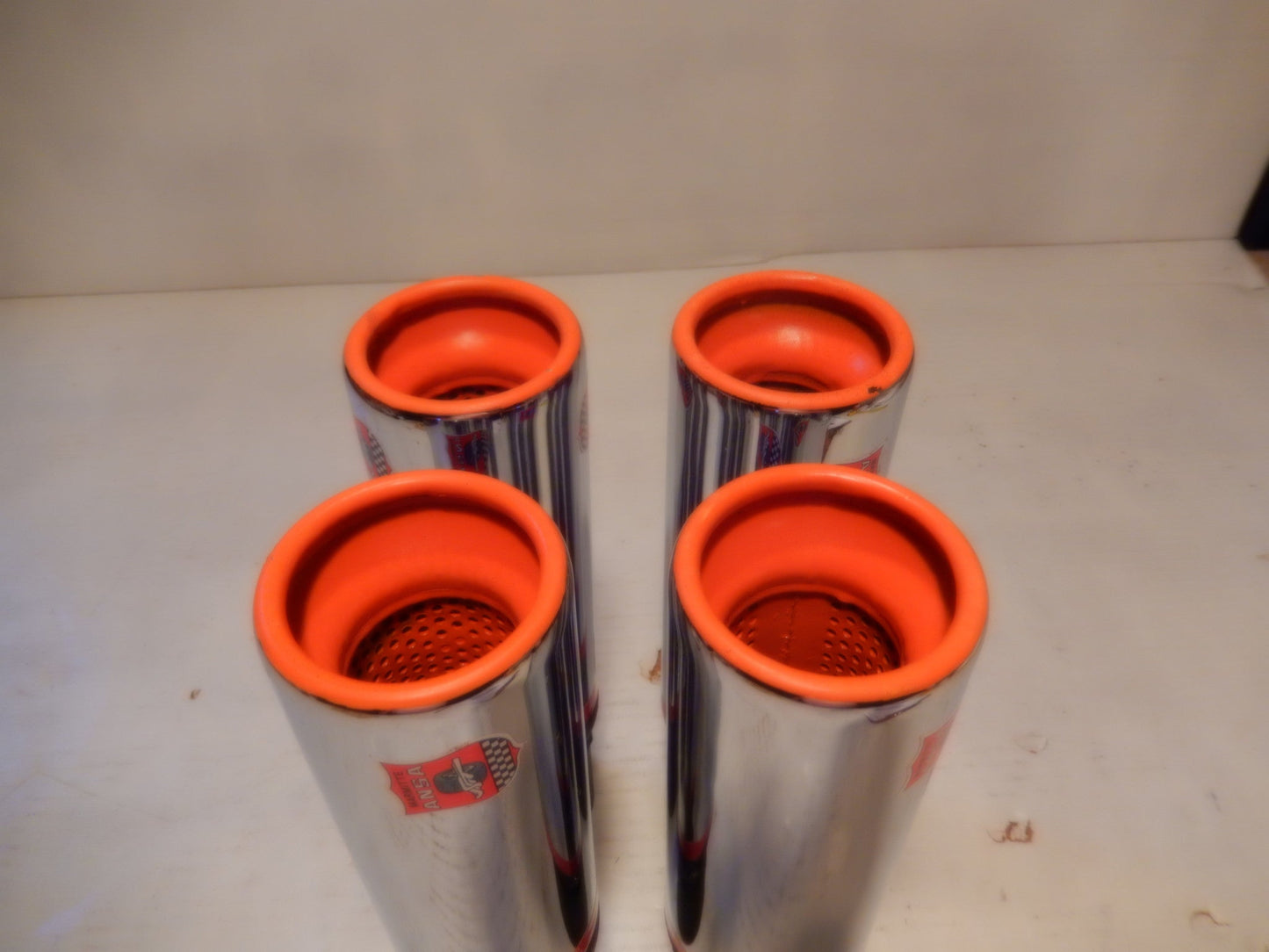 ANSA OEM Vintage Set of Four NOS Exhaust Tips Typo 5729