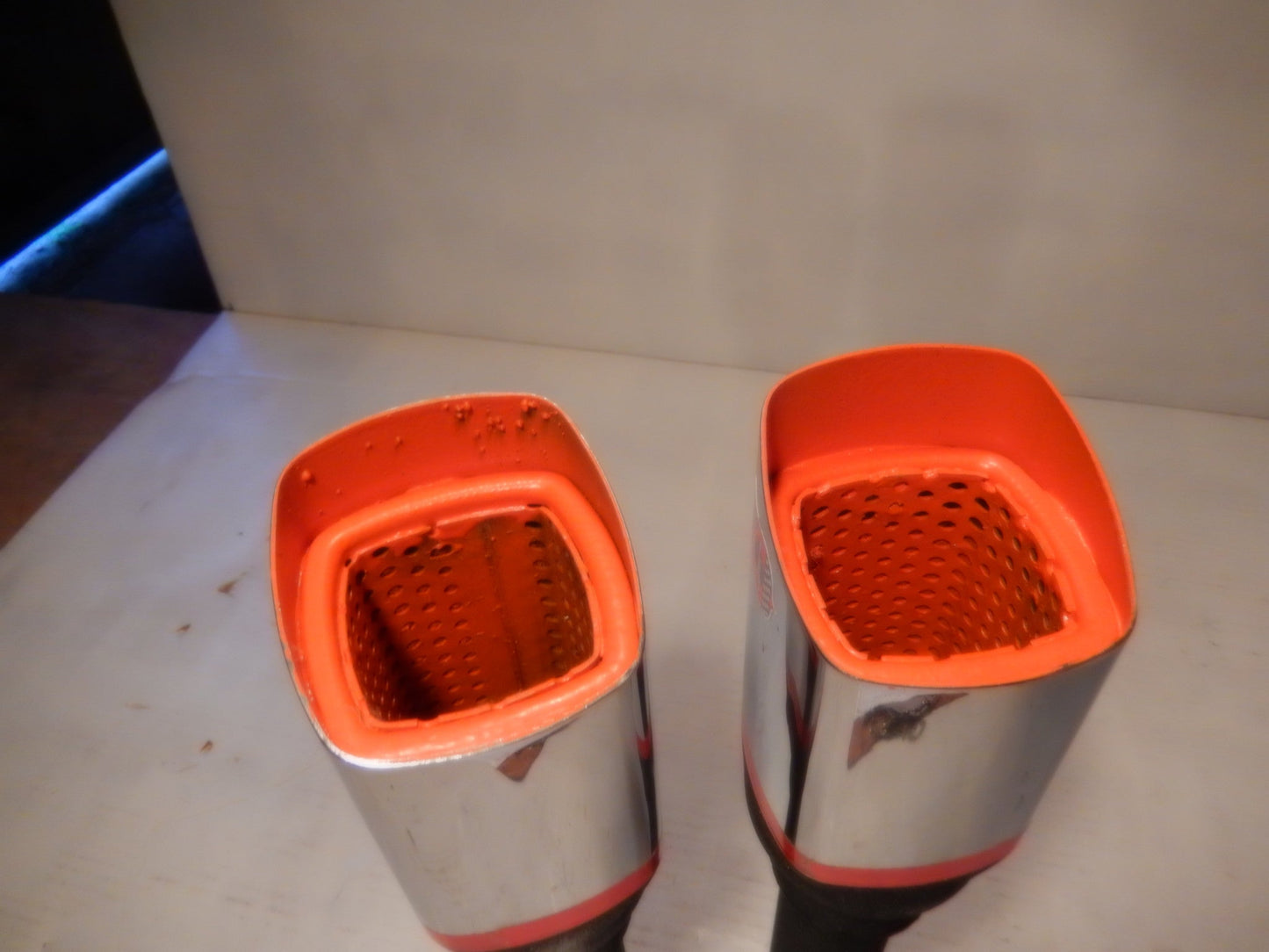 ANSA OEM Vintage Pair of NOS Square Exhaust Tips Typo TQ4229