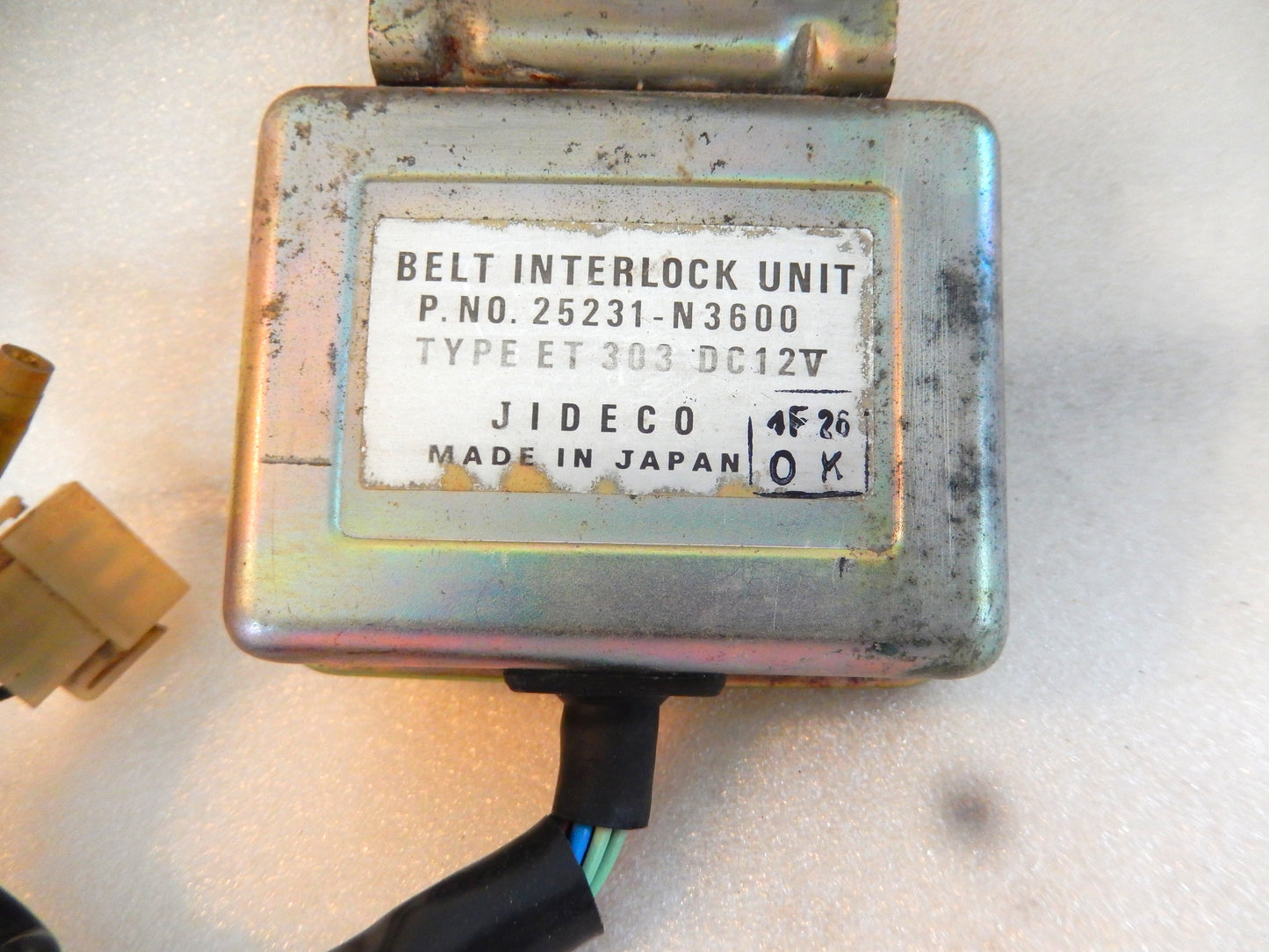Datsun 280Z Seat Belt Interlock Unit