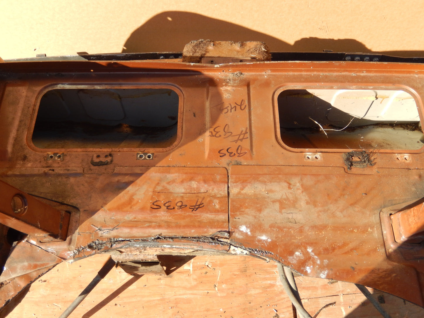 Datsun 240Z 1972 Interior Deck Body Cut