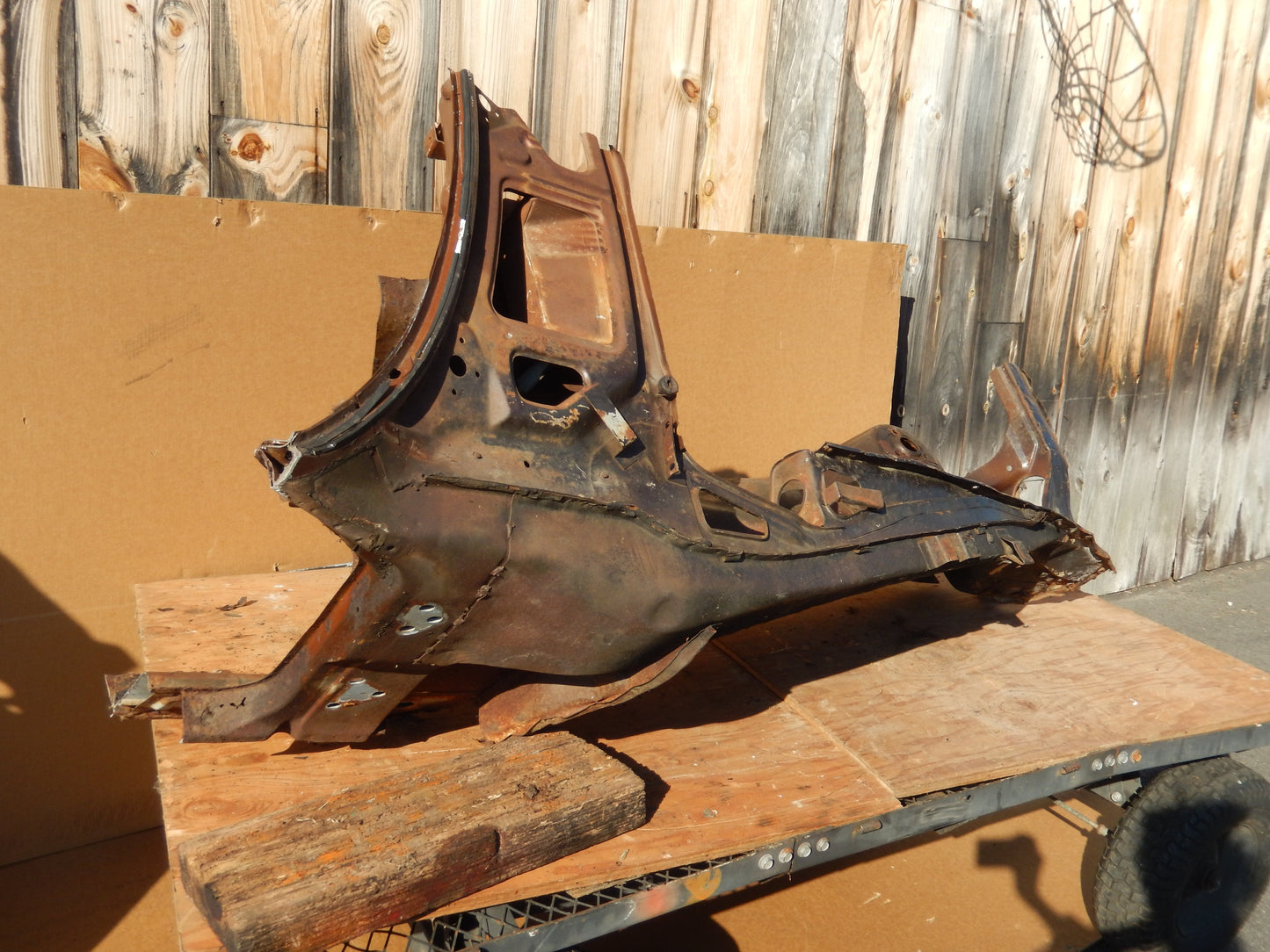 Datsun 240Z 1972 Front Passengers Inner Fender/ Frame Body Cut