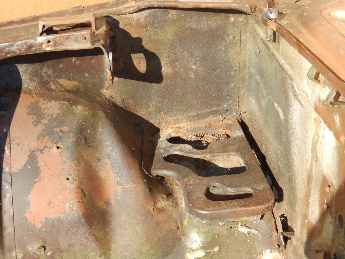 Datsun 240Z 1972 Front Passengers Inner Fender/ Frame Body Cut