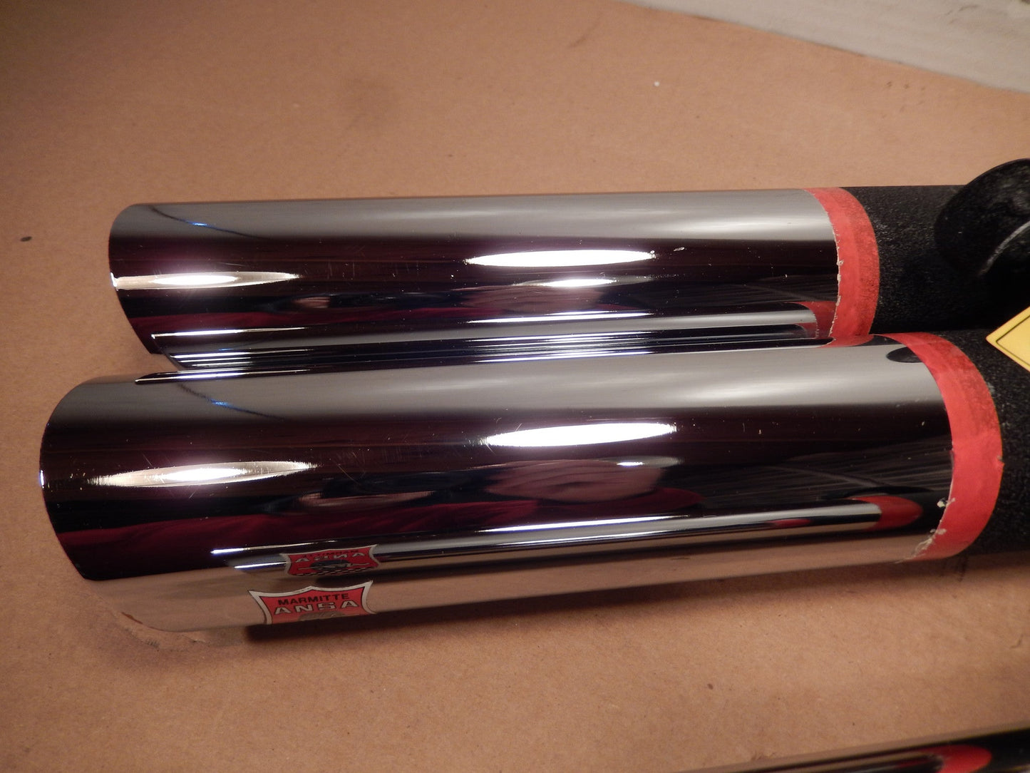 ANSA OEM NOS Pair of Twin Slant Cut Exhaust Tips SKU # 71
