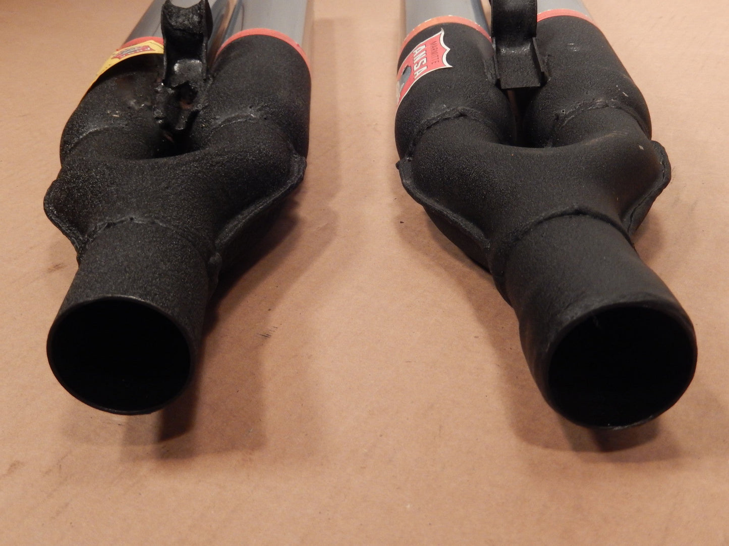 ANSA OEM NOS Pair of Twin Slant Cut Exhaust Tips SKU # 71